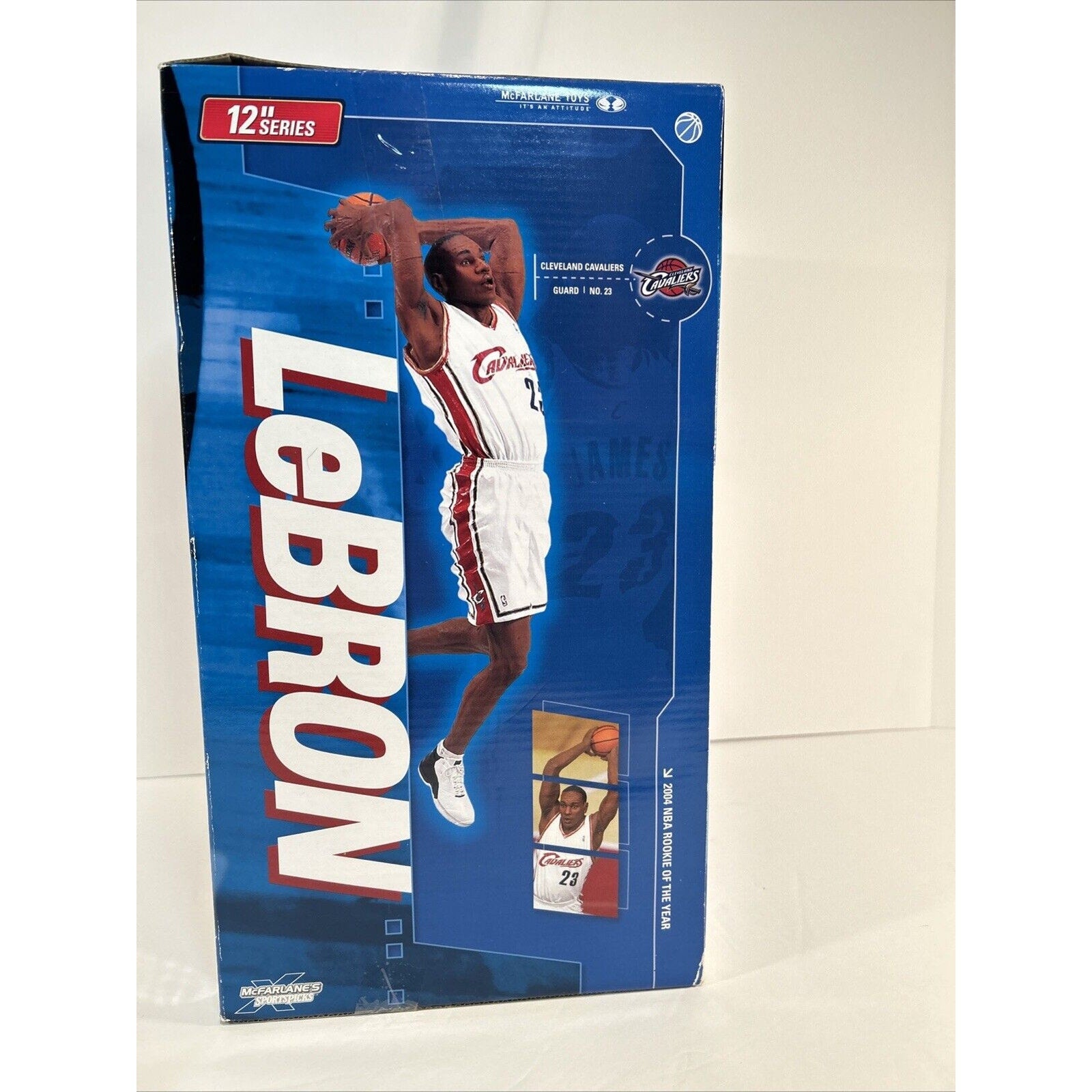 2004 McFarlane 12" LeBron James Figure Cleveland #23 Cavaliers New in Box NBA