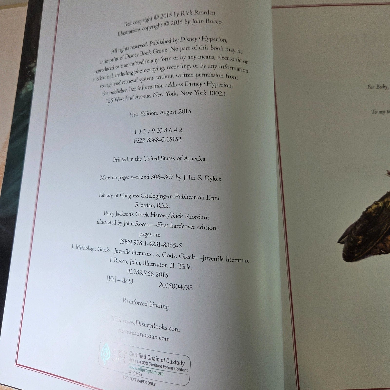 First Edition 2015 Percy Jackson's Greek Heroes Hardcover Book