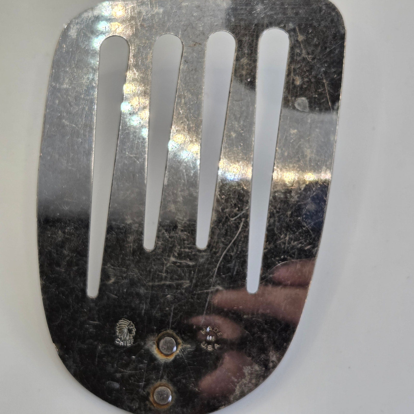 Vintage 1950s Ekco Chief Chrome Ladle & Slotted Spatula Utensils Set Made in USA