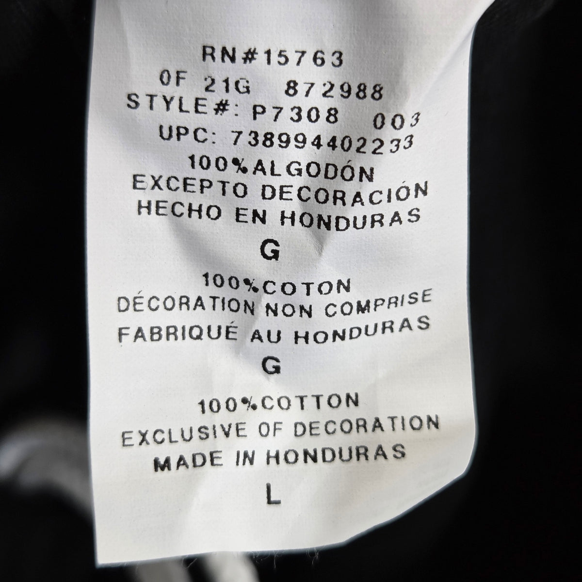 Champion Men's Classic Jersey Jogger Pants Black Cotton P7308 NWT Size Large