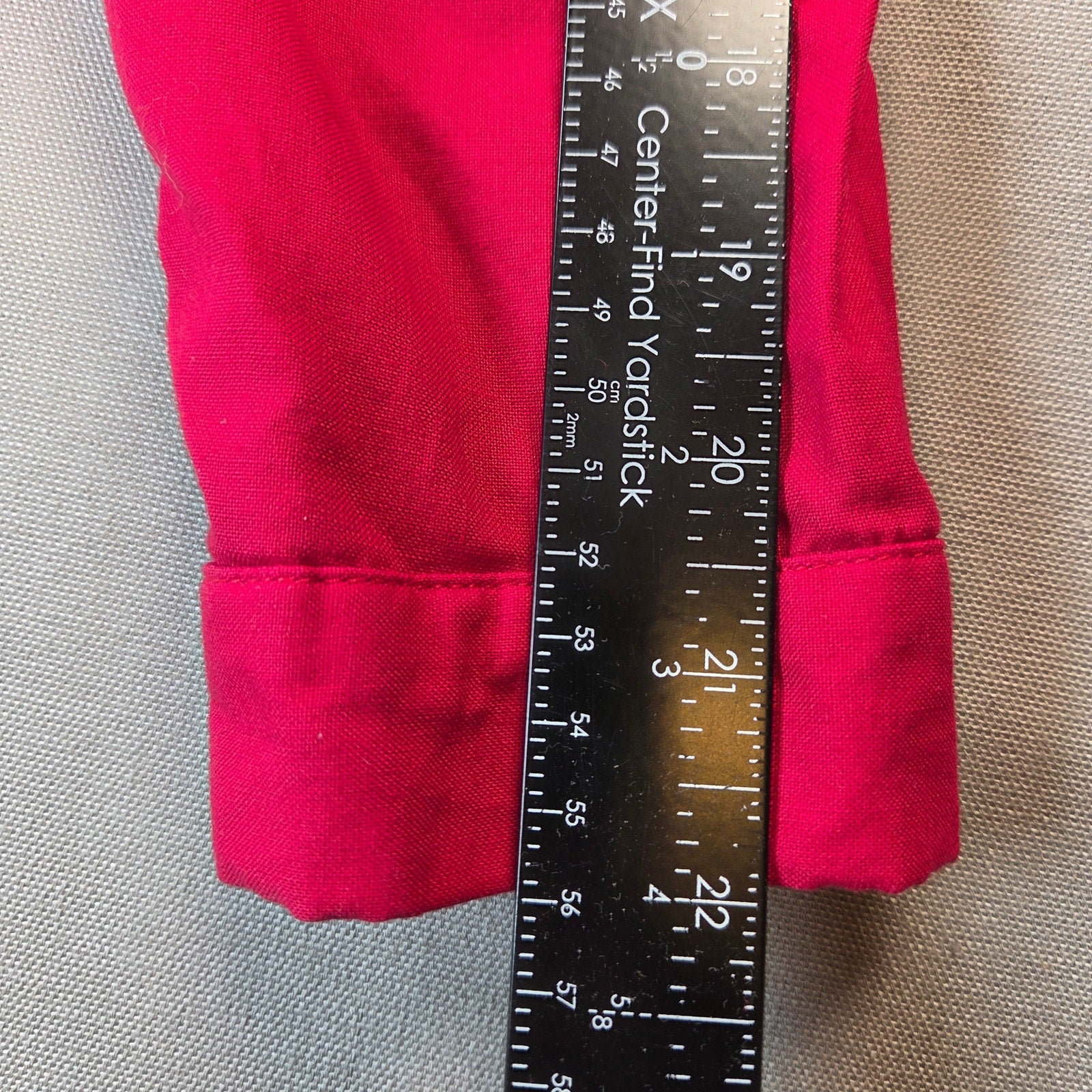 Sas'sa LTD Vintage Western Fringe Button Front Shirt USA Made Womens Red