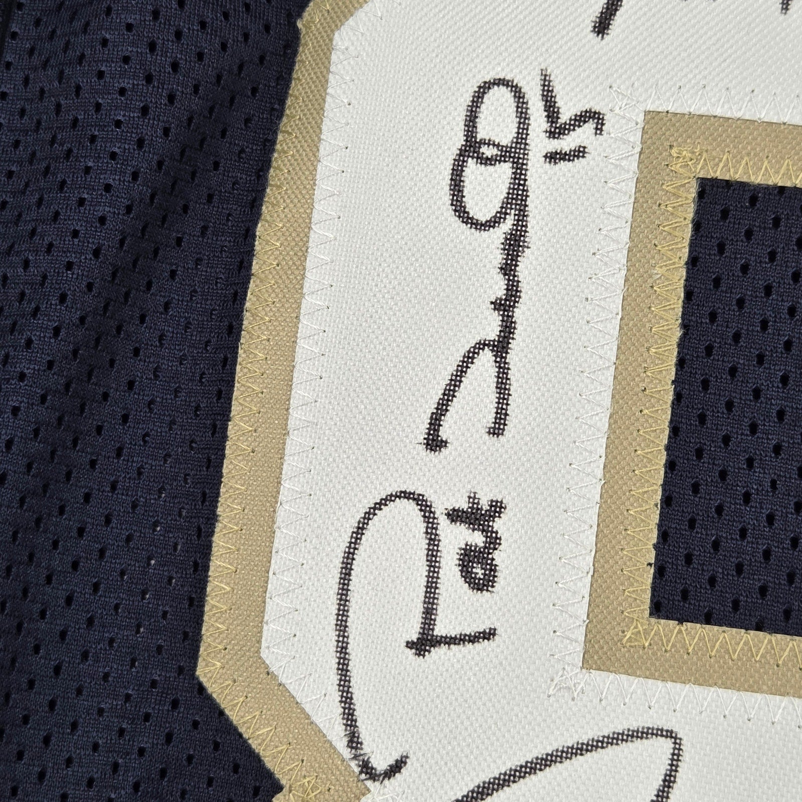 Notre Dame 1988 National Champions Team Signed Jersey 10 Autos BAS Witness