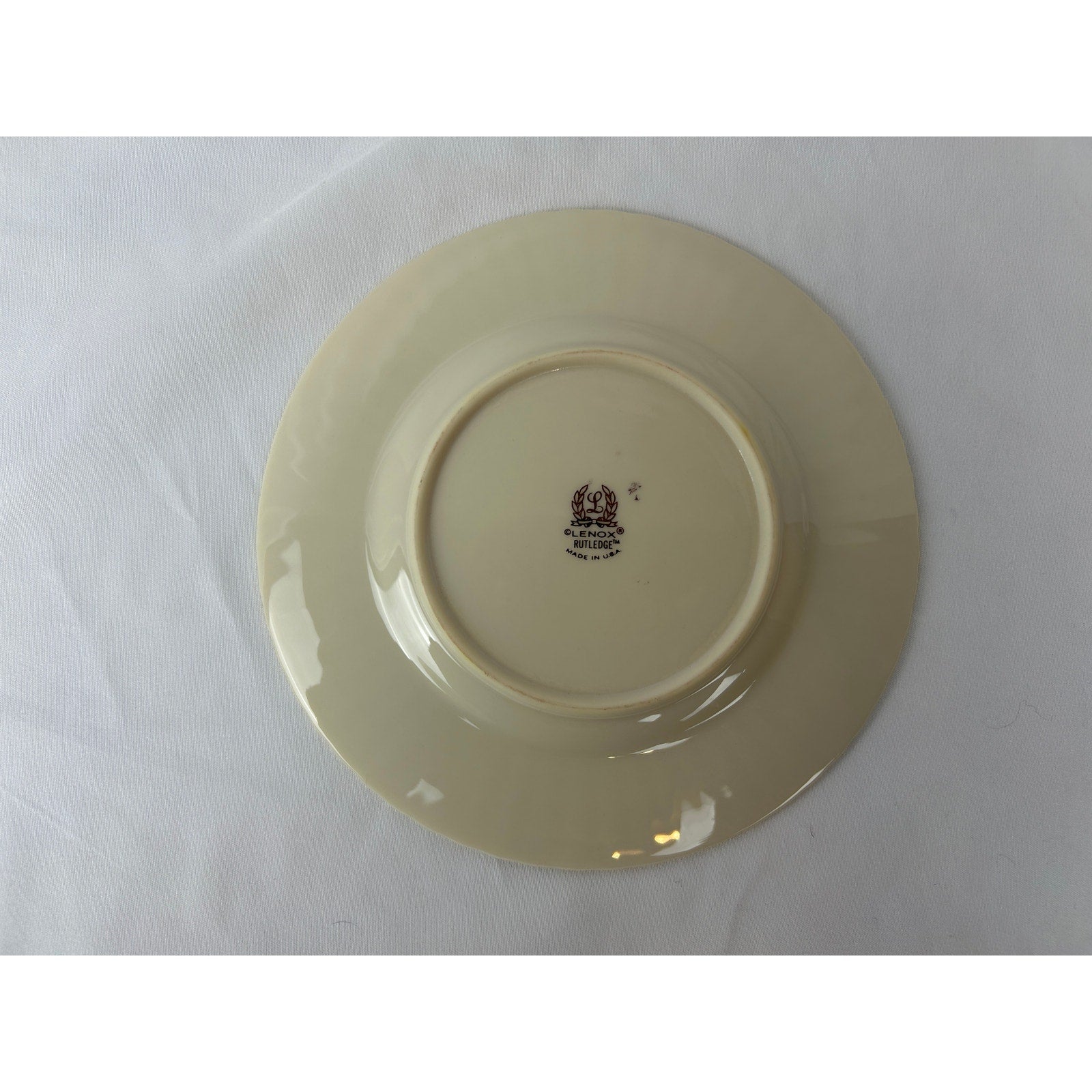 Lenox Rutledge Bread Butter Plate 6 Inch Floral Ivory Gold Trim Made USA