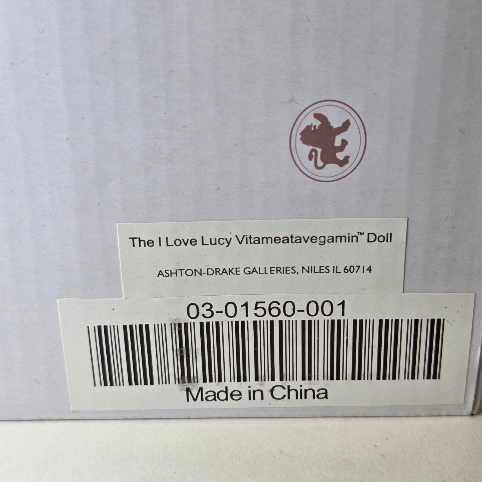 Ashton-Drake I Love Lucy Talking Doll 14" Vitameatavegamin NIB COA 2011