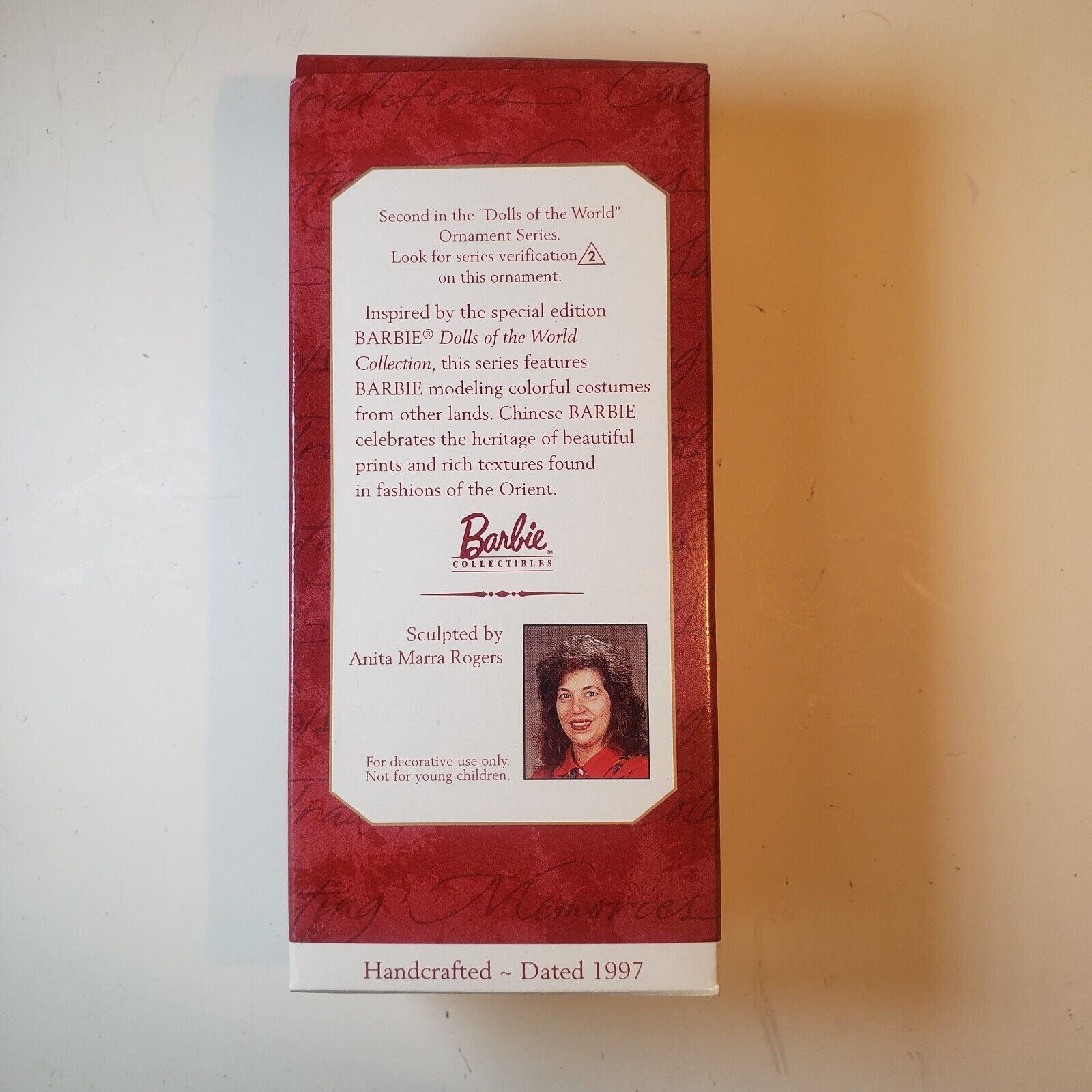 Hallmark Keepsake Ornament Barbie Chinese Dolls of the World 1997 NEW