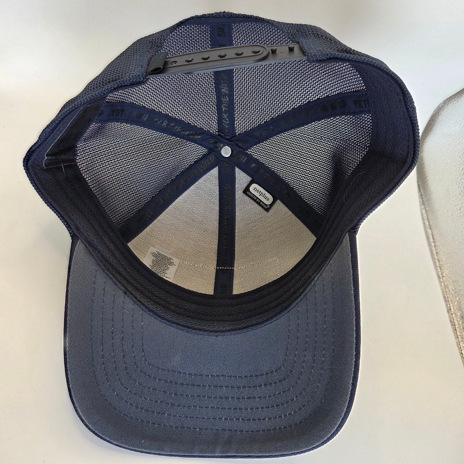 YETI NetPlus Trucker Hat Snapback Mesh Back Logo Patch OSFM Adult Cap