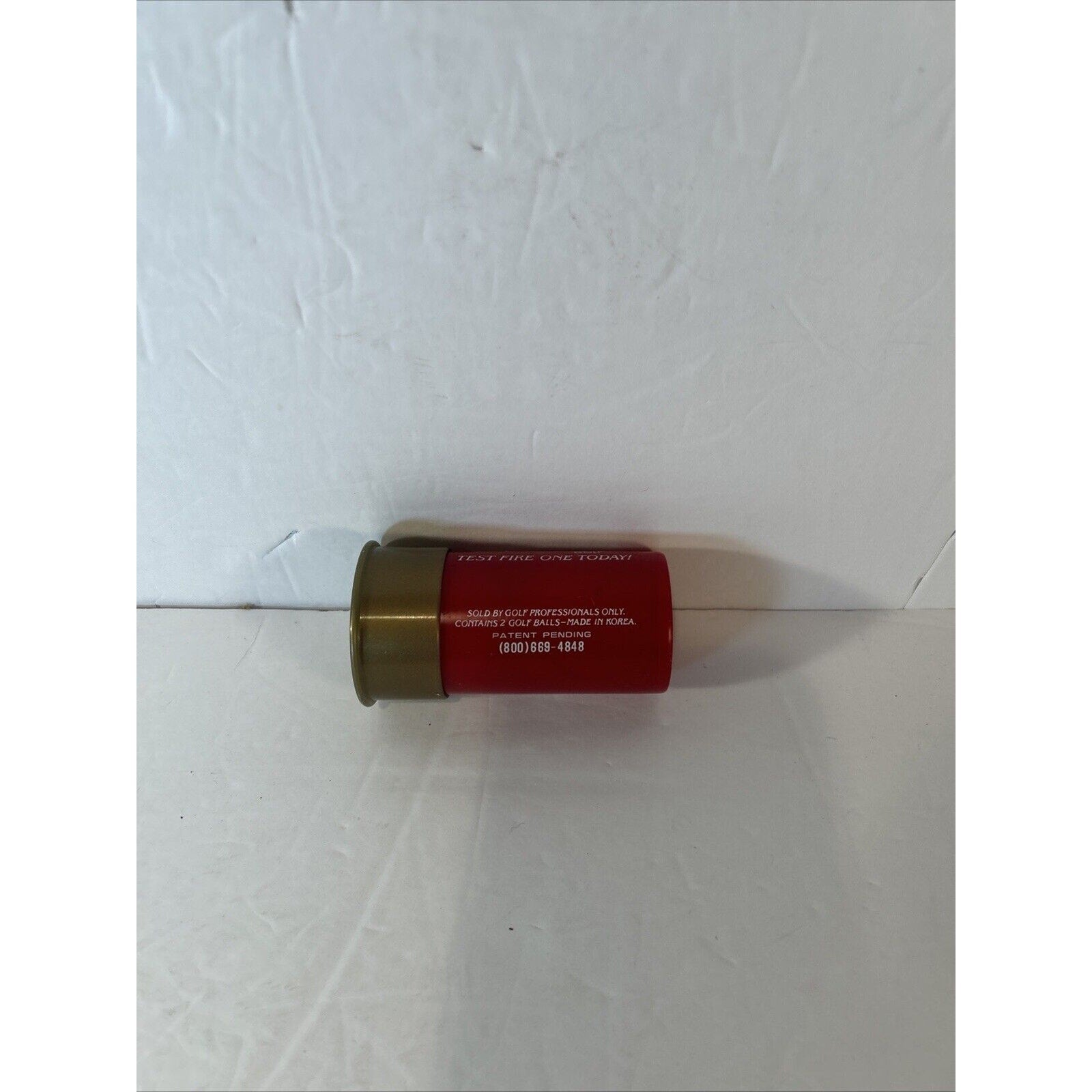 Bullet Golf Ball in holder that looks like shotgun shell-Las Vegas
