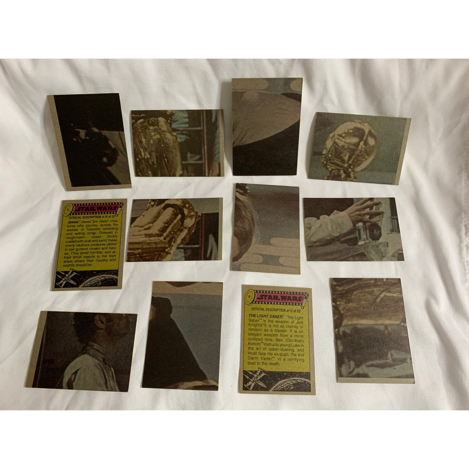 1977 Topps Star Wars Series 3 Yellow Border Complete 66 Card Set #133-198