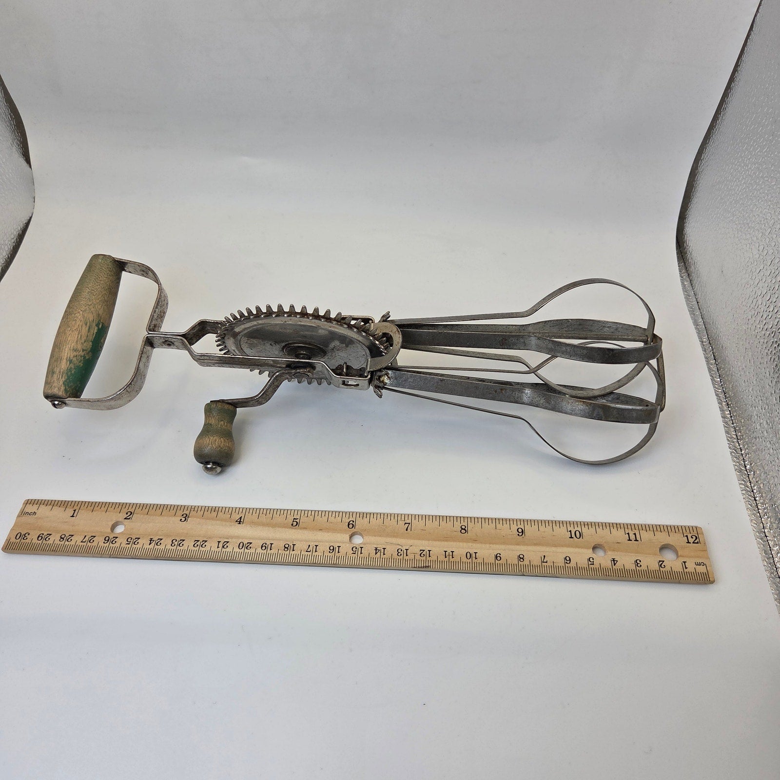 Favorite F.G. Aurelius Hand Crank Egg Beater Pat Appd For Antique Mixer