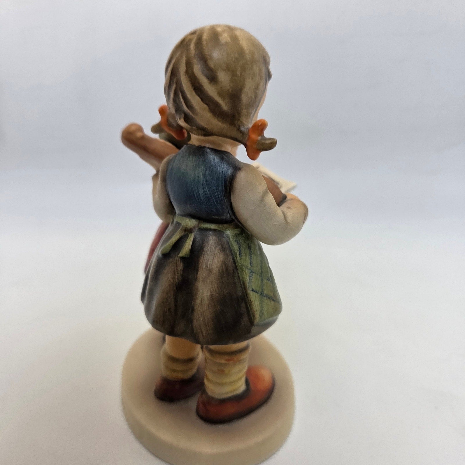 Goebel Hummel 130 Duet Two Girls Singing Figurine Mandolin W Germany 5”