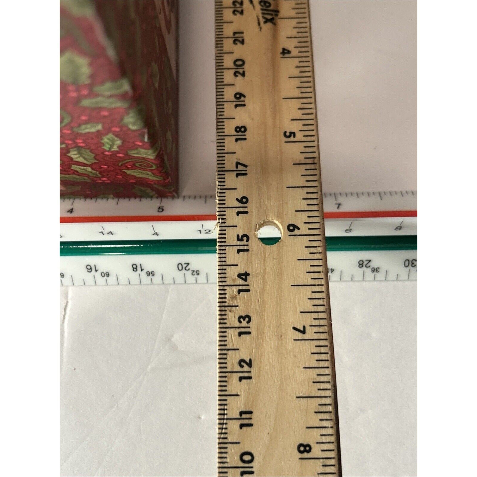 2 Small Decorative Square Gift Box, 1 Snowman, 1 Santa