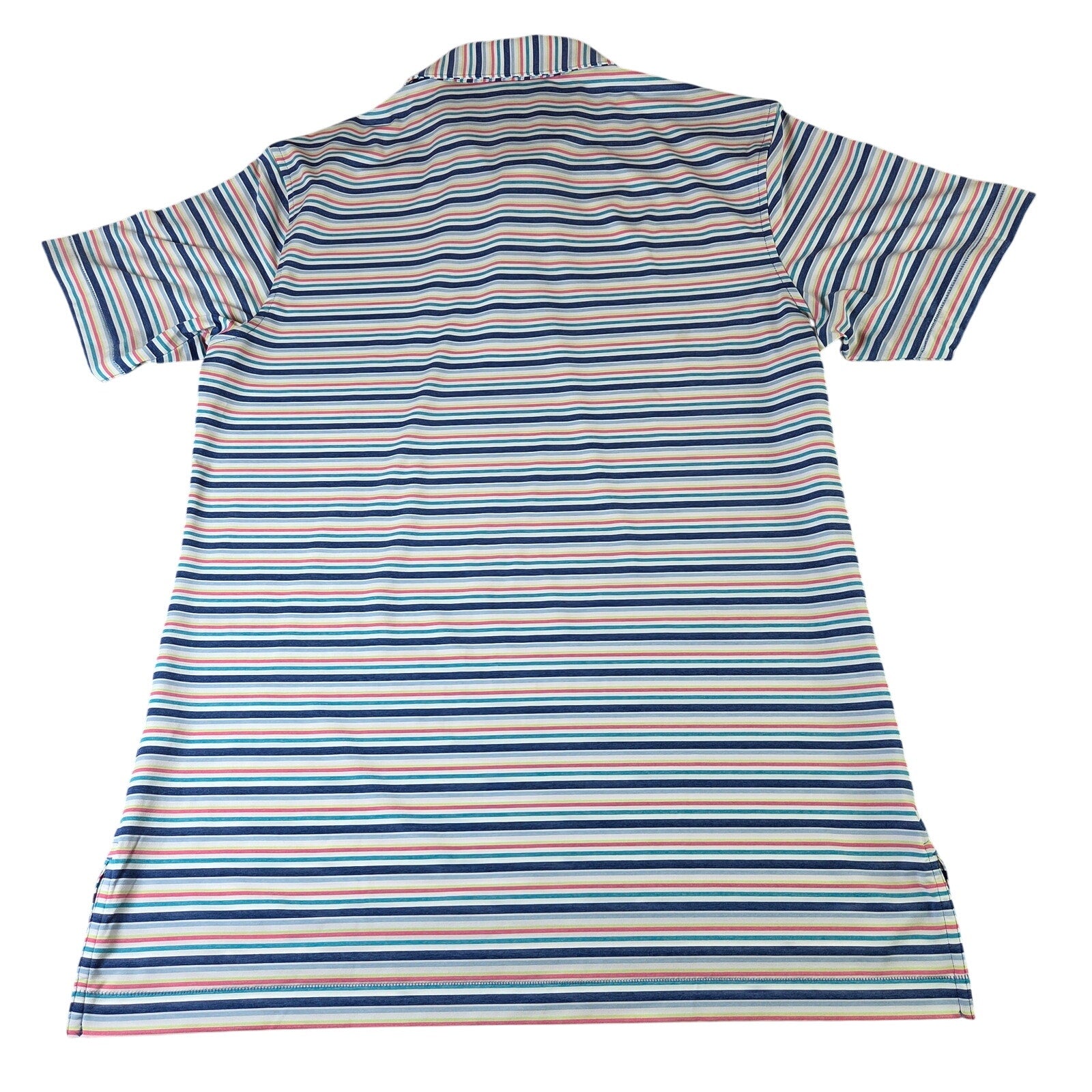 Peter Millar Summer Comfort Golf Polo Shirt Striped Performance Men M