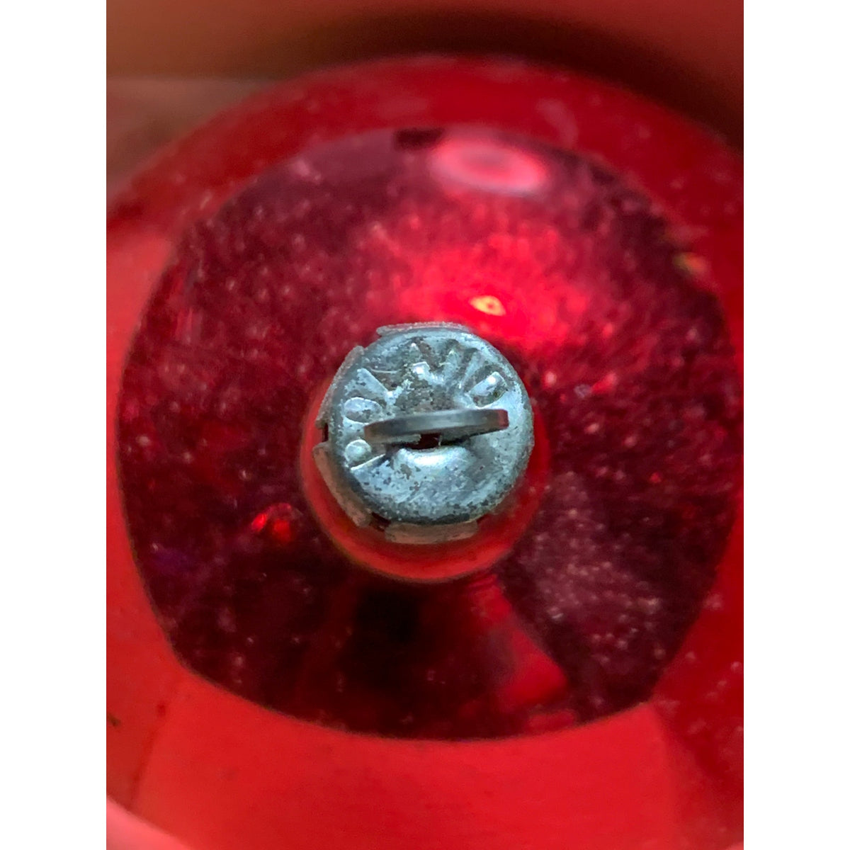 Vintage Fantasia Poland Red Glass Christmas Ball Ornaments 2.75" Box of 12