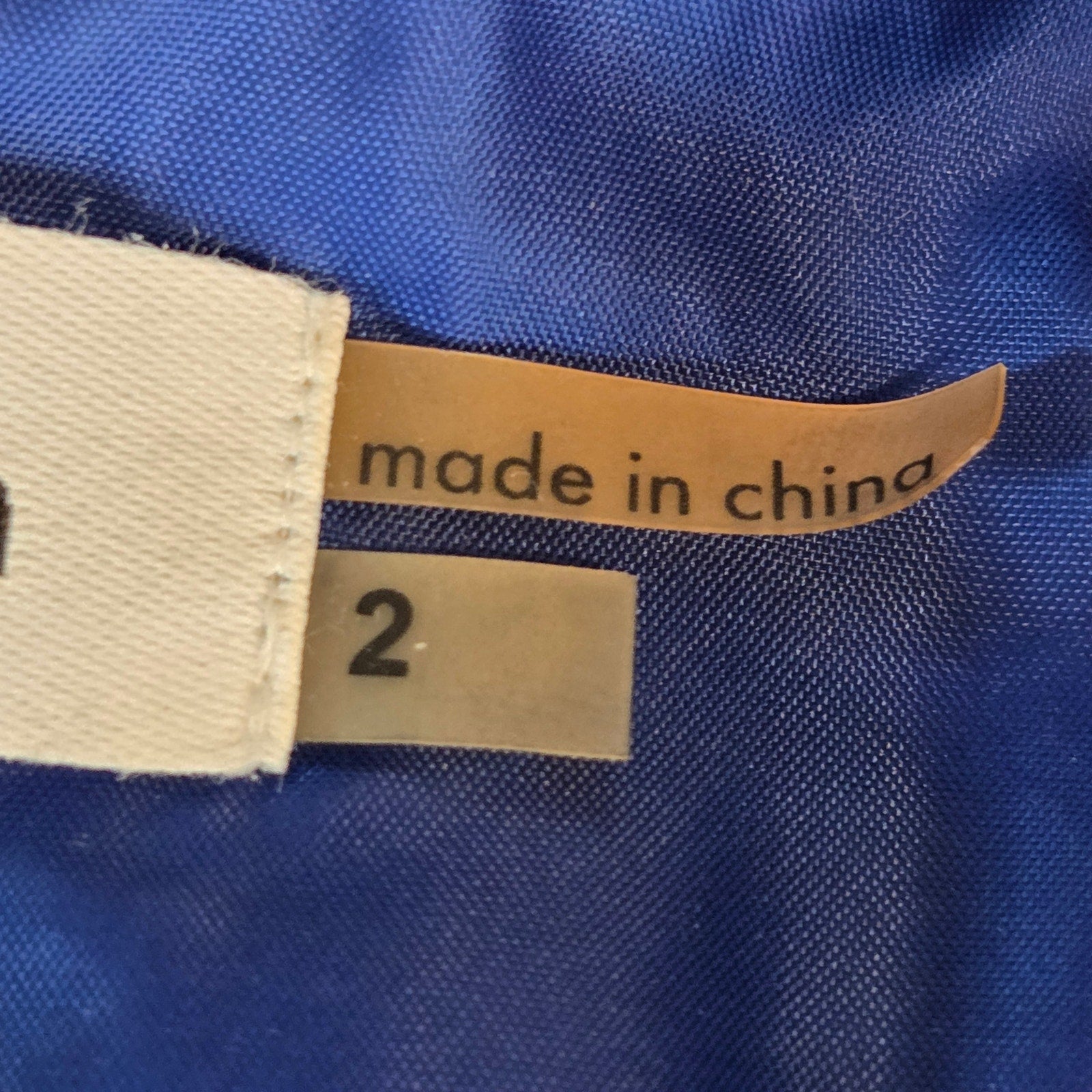 Calvin Klein Blue Fit & Flare Dress Women’s Size 2 Sleeveless Lined Cocktail