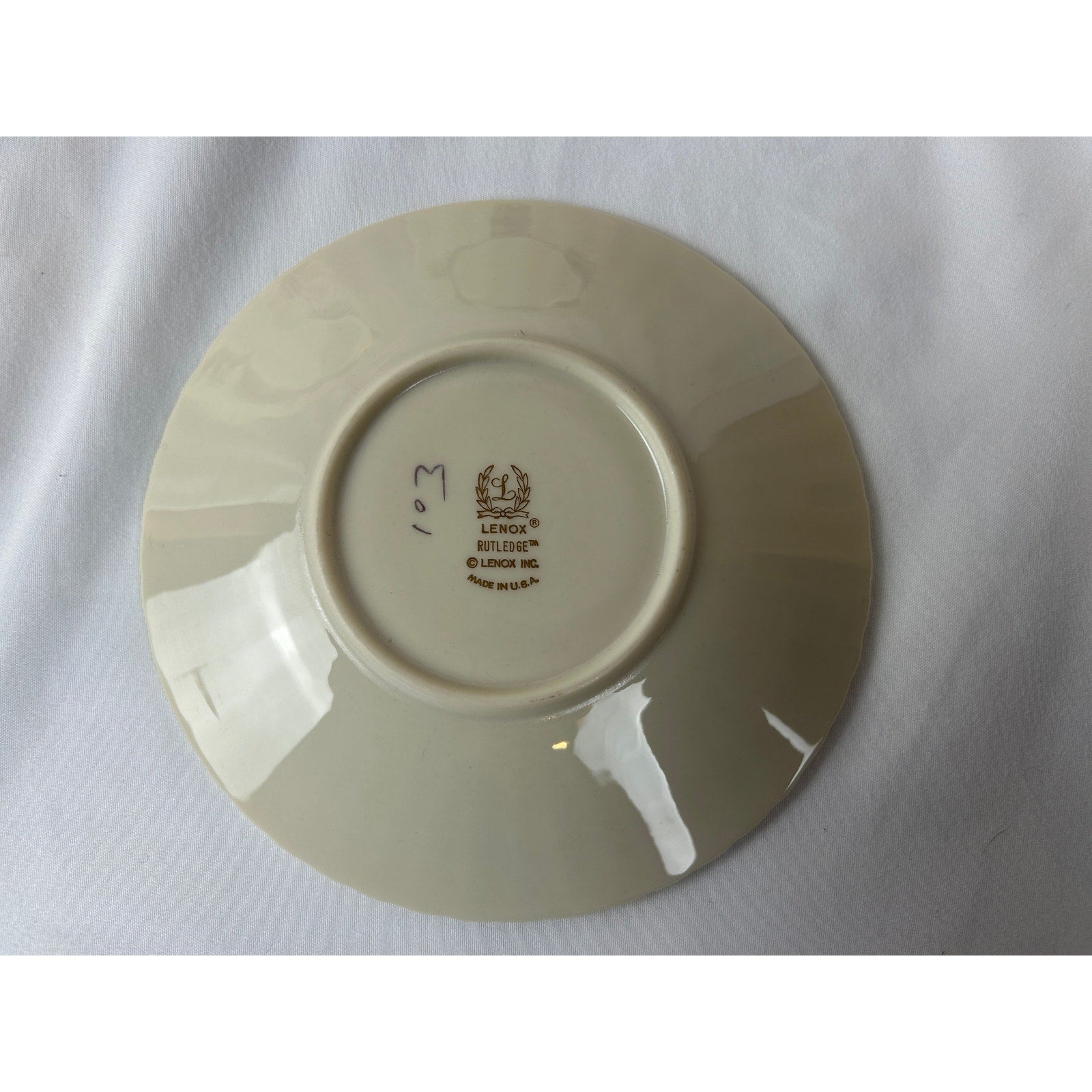 Vintage Lenox Rutledge Place Setting Dinner Salad Bread Saucer No Cup USA