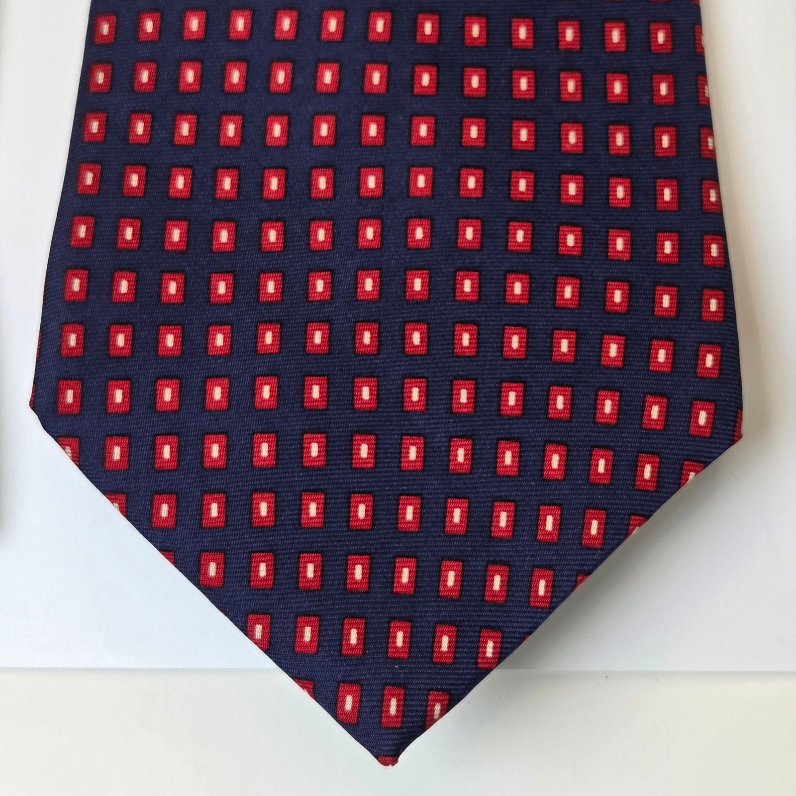 Tommy Hilfiger Silk Tie Lot 3 USA 3.75" Classic Designer Bundle Contrast Tips