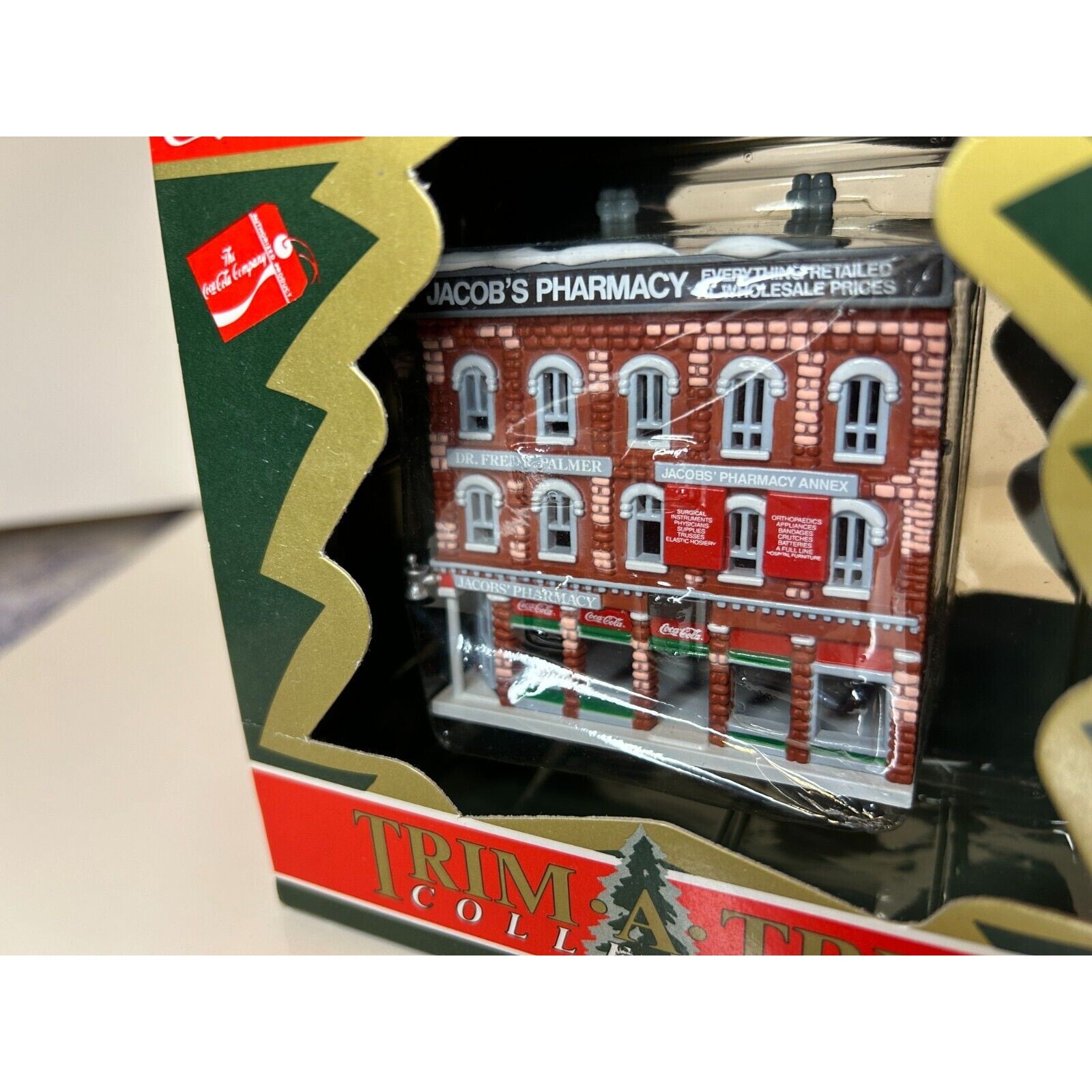 Coca-Cola Trim-A-Tree Collection Ornaments Set of 2 – Vintage 1990s x89