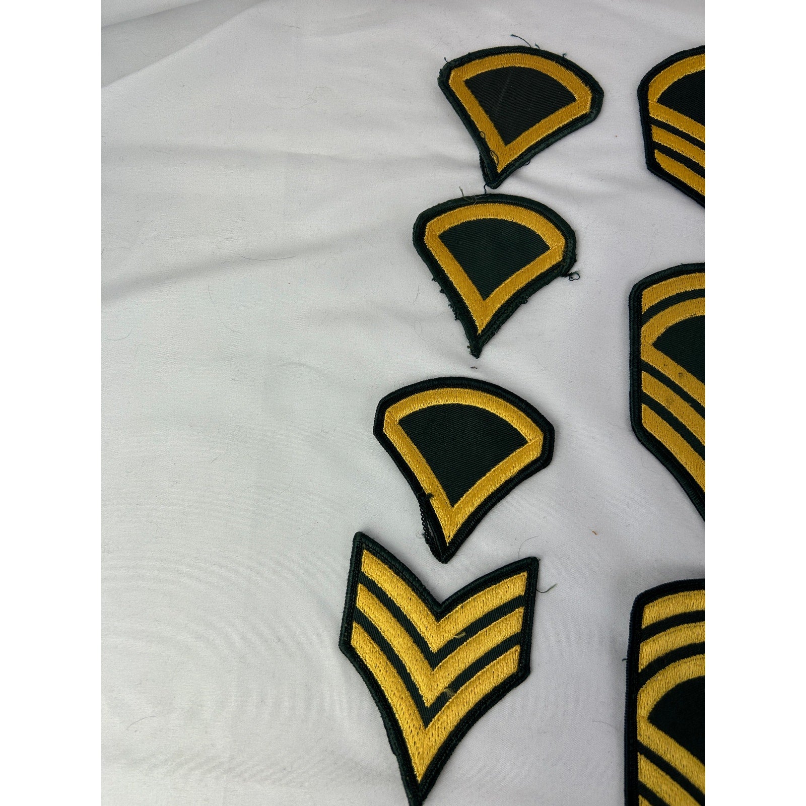 Vintage Army Rank Officer and Enlisted Patch Lot 14pc