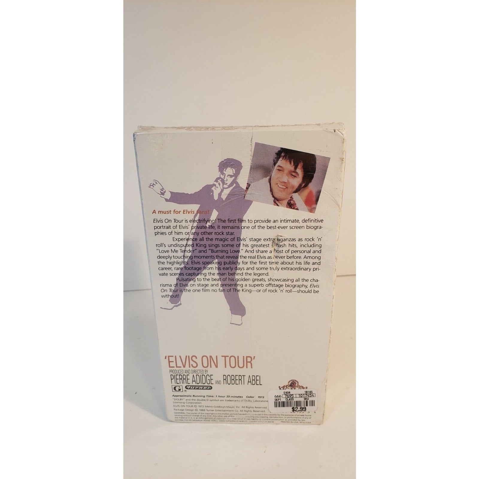 Elvis - On Tour VHS 1994 New Sealed