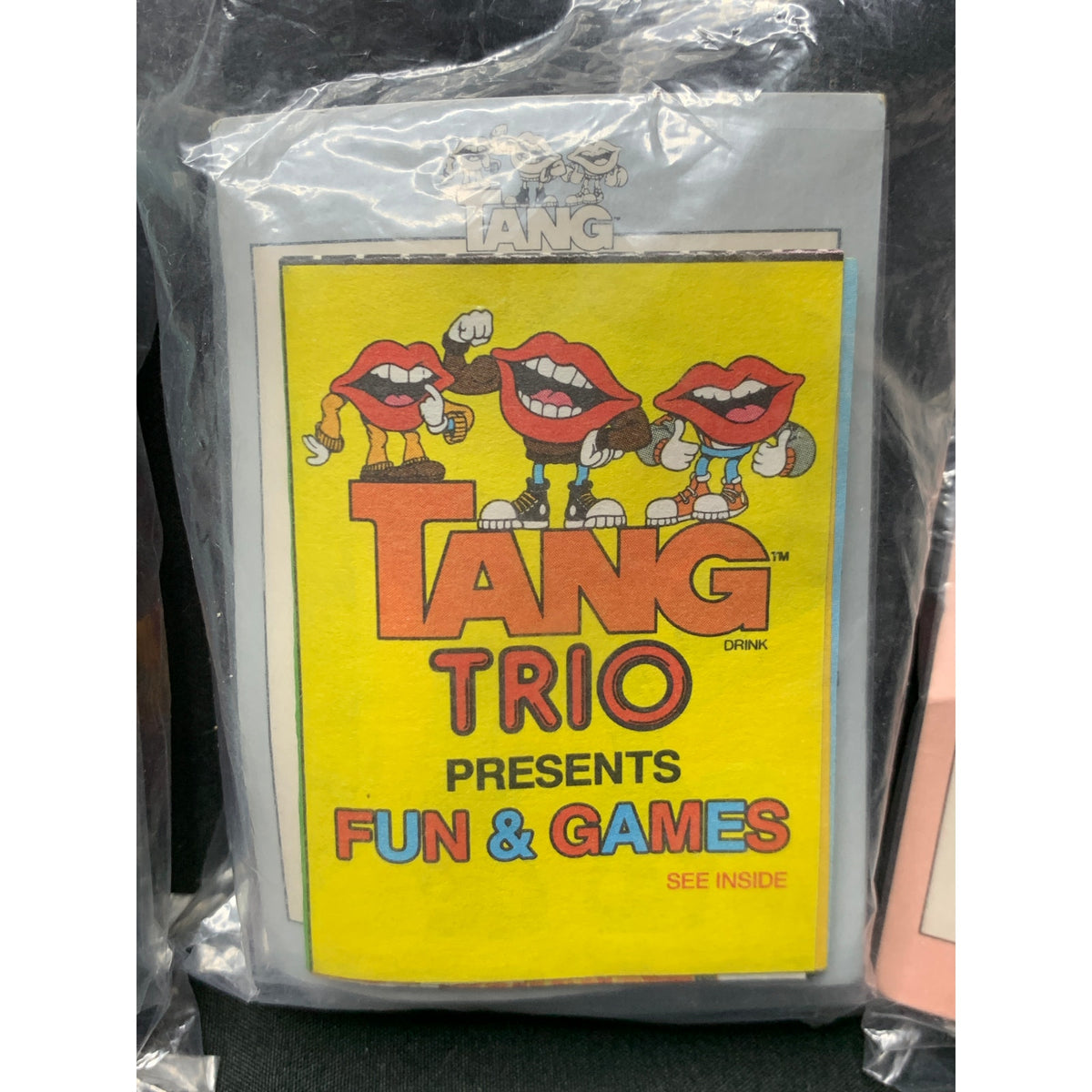 1989 Hardees Tang Trio Complete Set 4 Sealed Figures Pin Extras Vintage