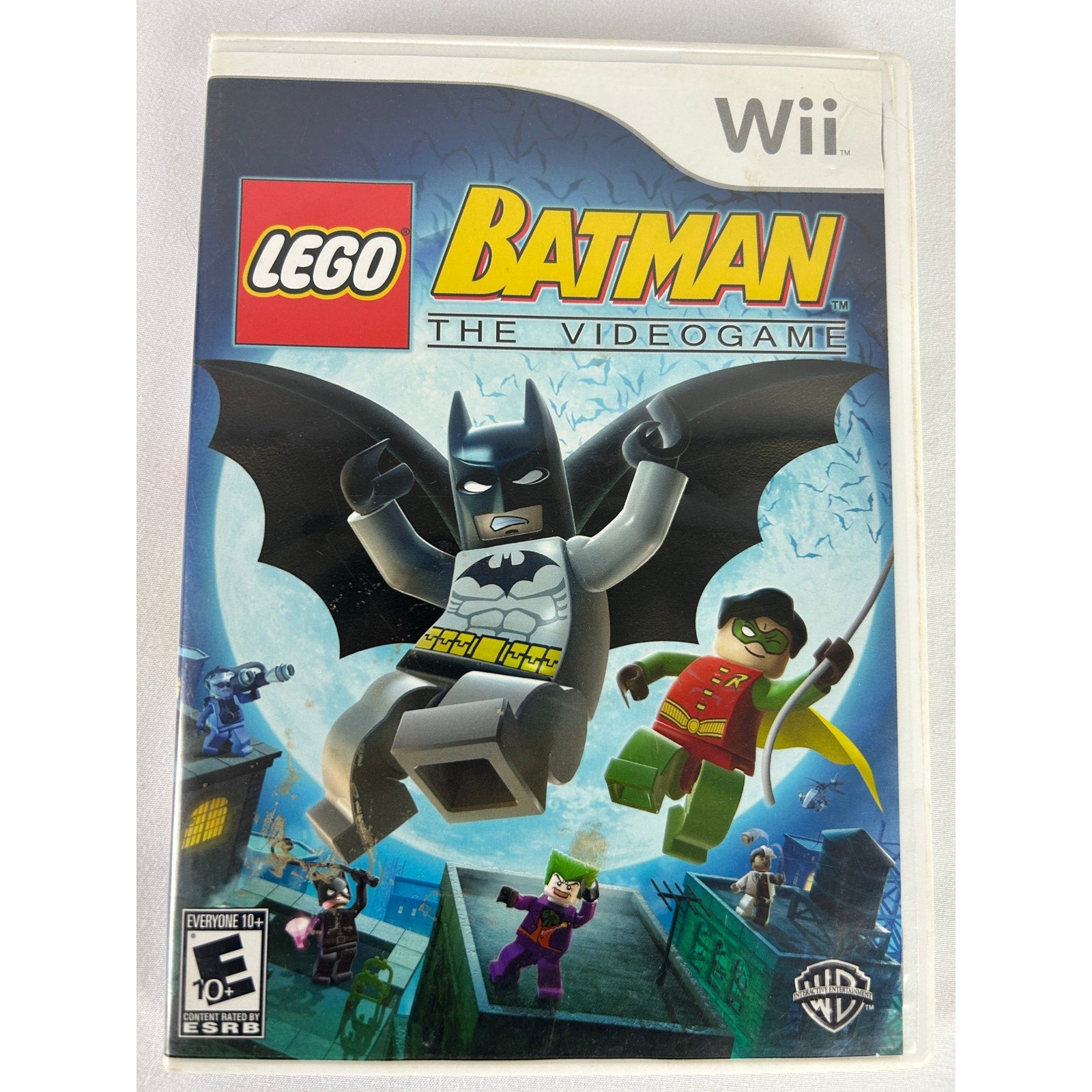 LEGO Batman The Videogame Nintendo Wii Complete CIB Tested Authentic Game Disc