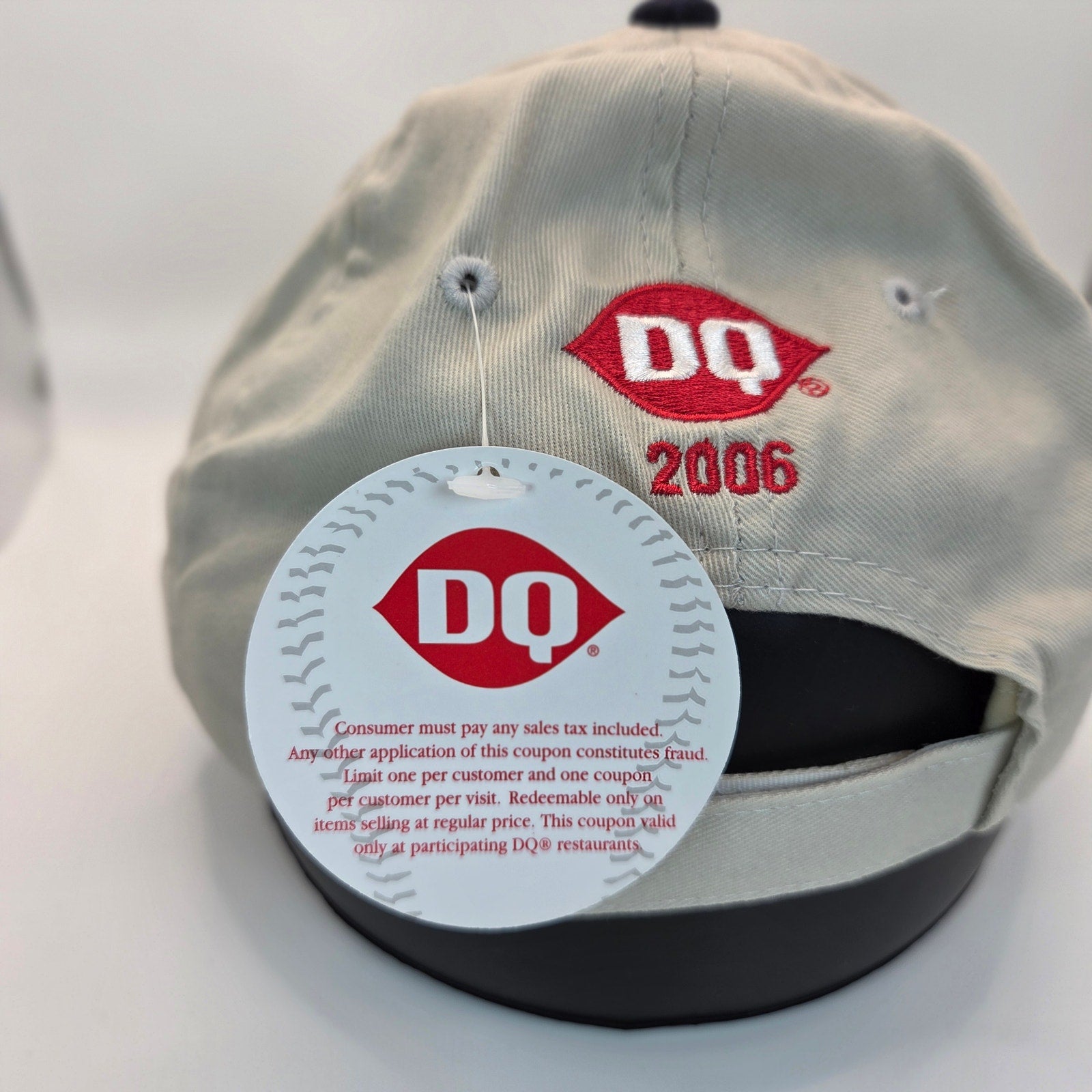 Minnesota Twins 2006 DQ Promo Hat MLB Stadium Giveaway NWT Beige OSFA