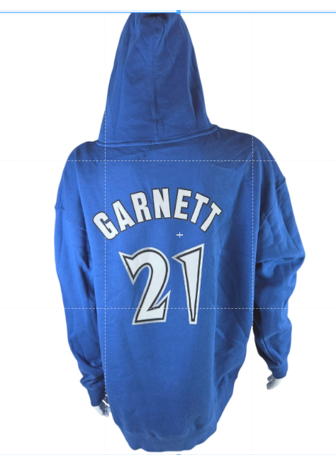 Kevin Garnett #21 Mitchell & Ness Timberwolves Hoodie Sweatshirt 3XL NWT