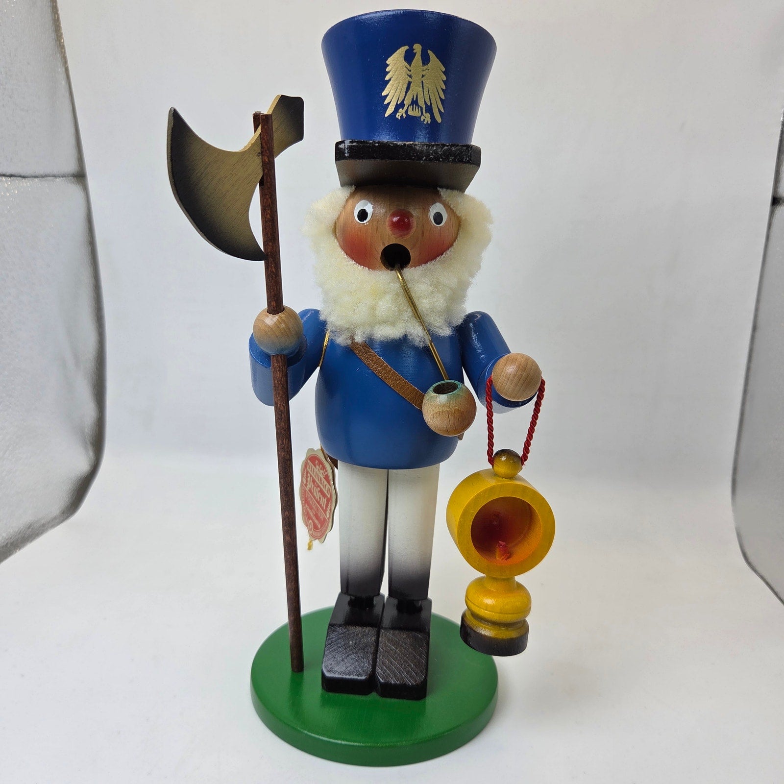 Steinbach West Germany Woodsman Smoker Nutcracker Axe Lantern Vintage