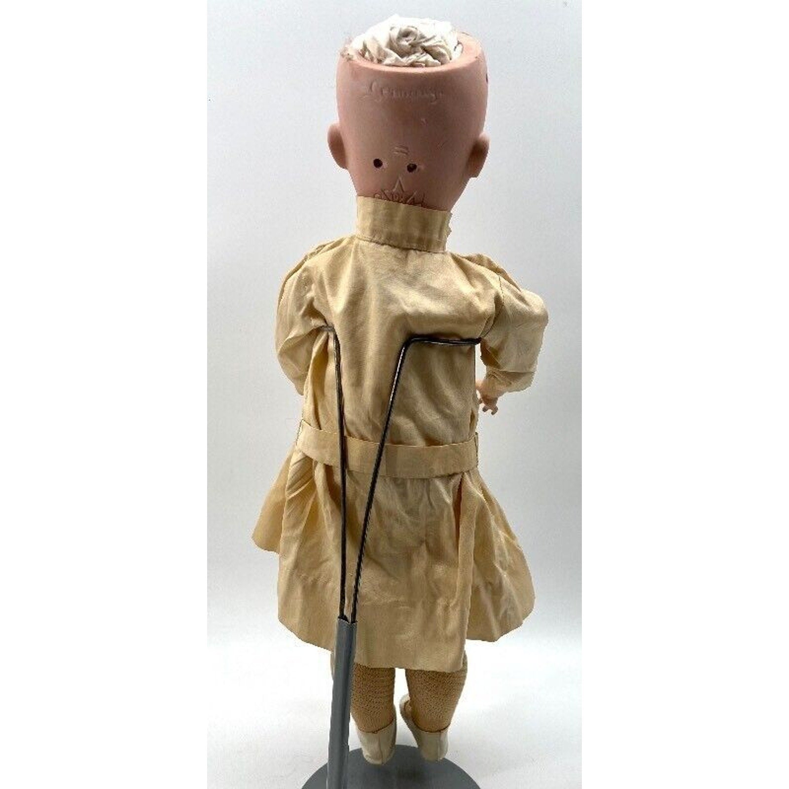 Antique 1909 S&H 1909 Bisque Head Doll 19.5" Open Mouth Compo Body Germany