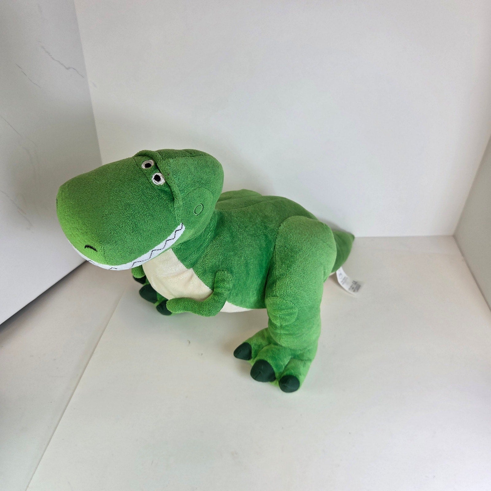 Disney Pixar Toy Story Rex Dinosaur Plush Green Stuffed Animal 16" x 10.5"