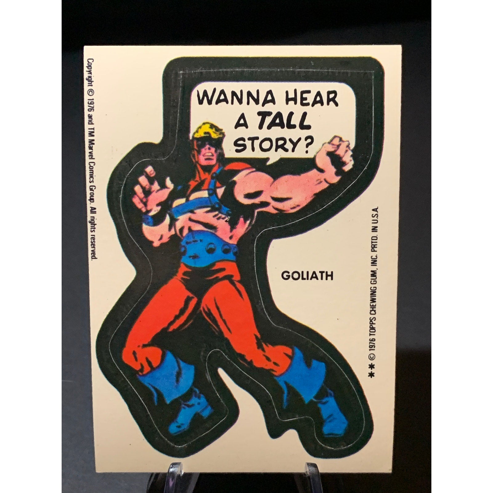 1976 Topps Marvel Super Heroes Stickers Lot 8 Human Torch Ka Zar Dr Octopus