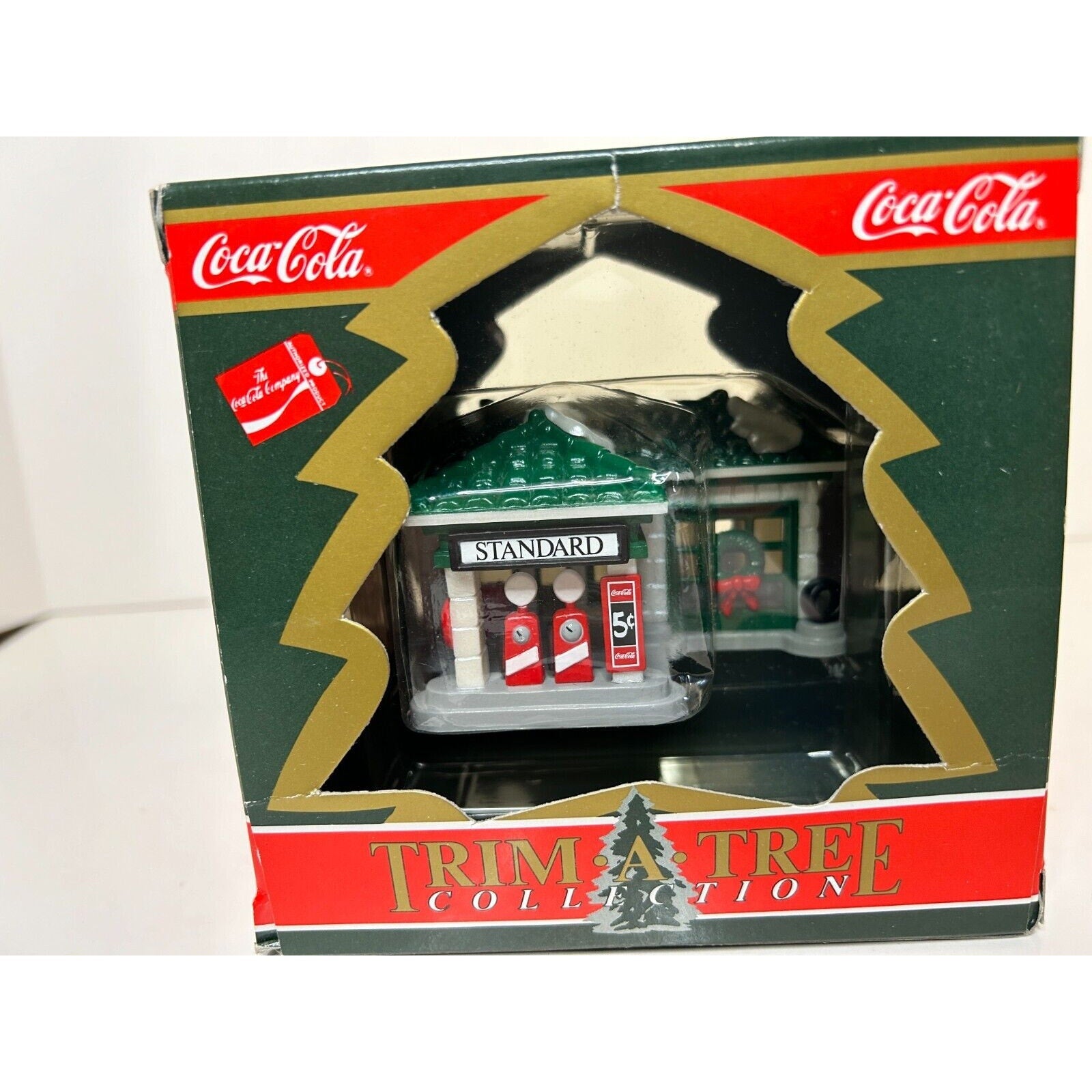 Coca-Cola Trim-A-Tree Collection Ornaments Set of 2 Vintage 1990s x79