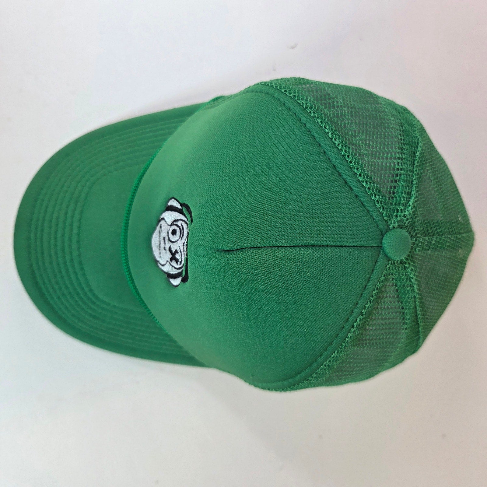 Green Monkey Headphones X-Eye Trucker Hat Rope Bill Nissin Snapback