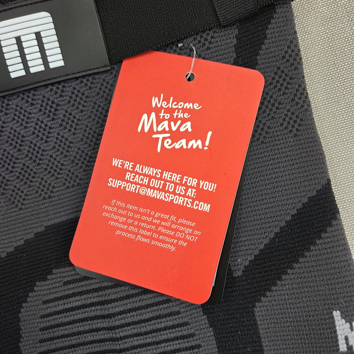 MAVA Sports Knee Compression Sleeves Medium Black Adjustable Strap Support Pair