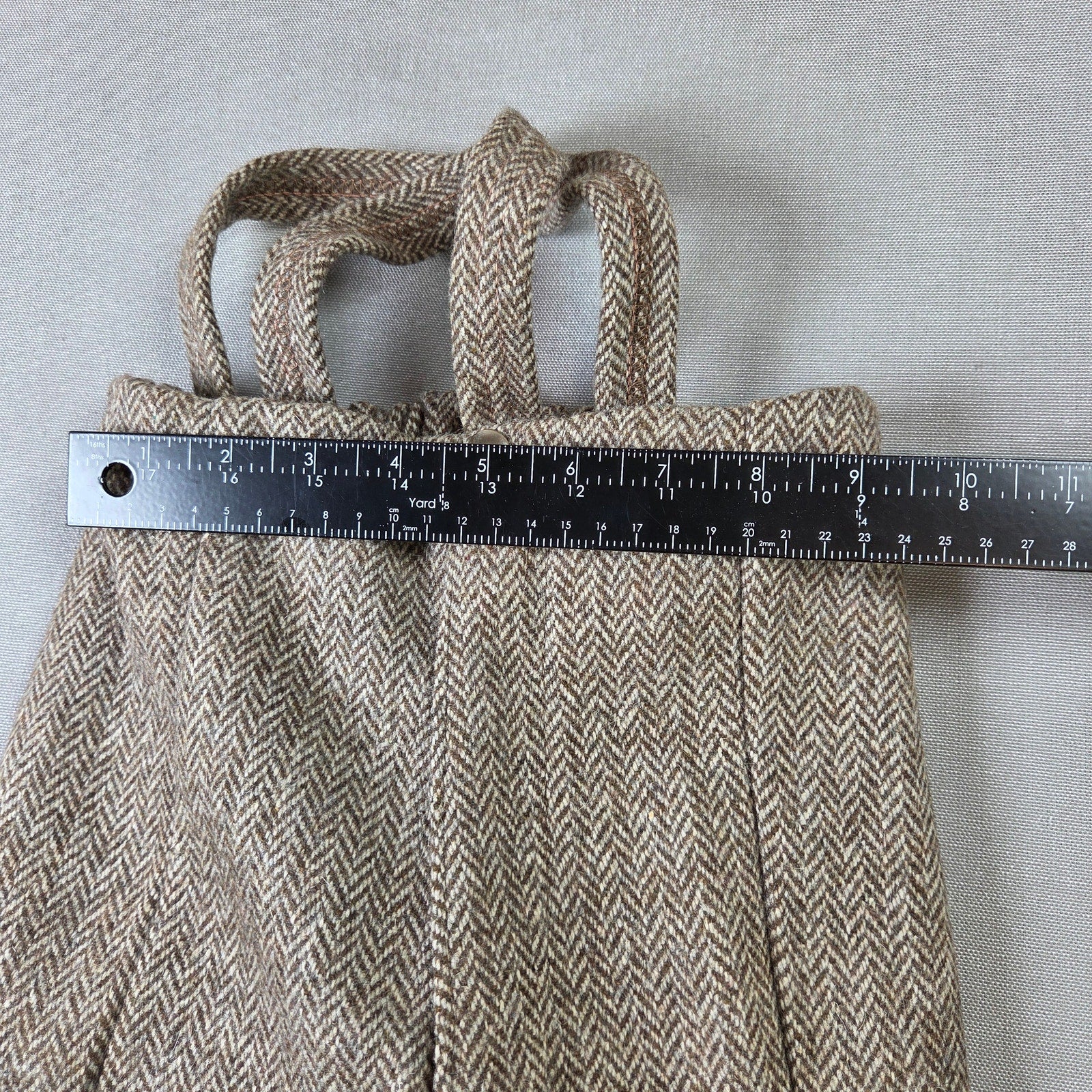 Fieldston Boys Wool Herringbone Coat Pants Set Vintage Stirrup Suit