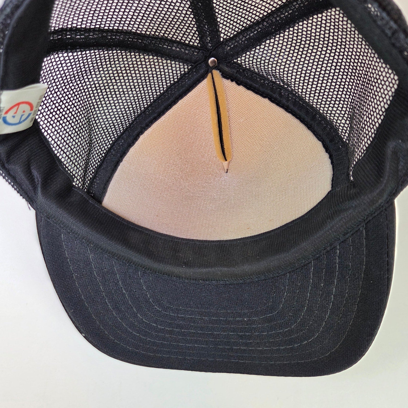 Vintage Scherer & Sons Trucking Hat St. Joseph MN Black Foam Mesh Snapback Promo