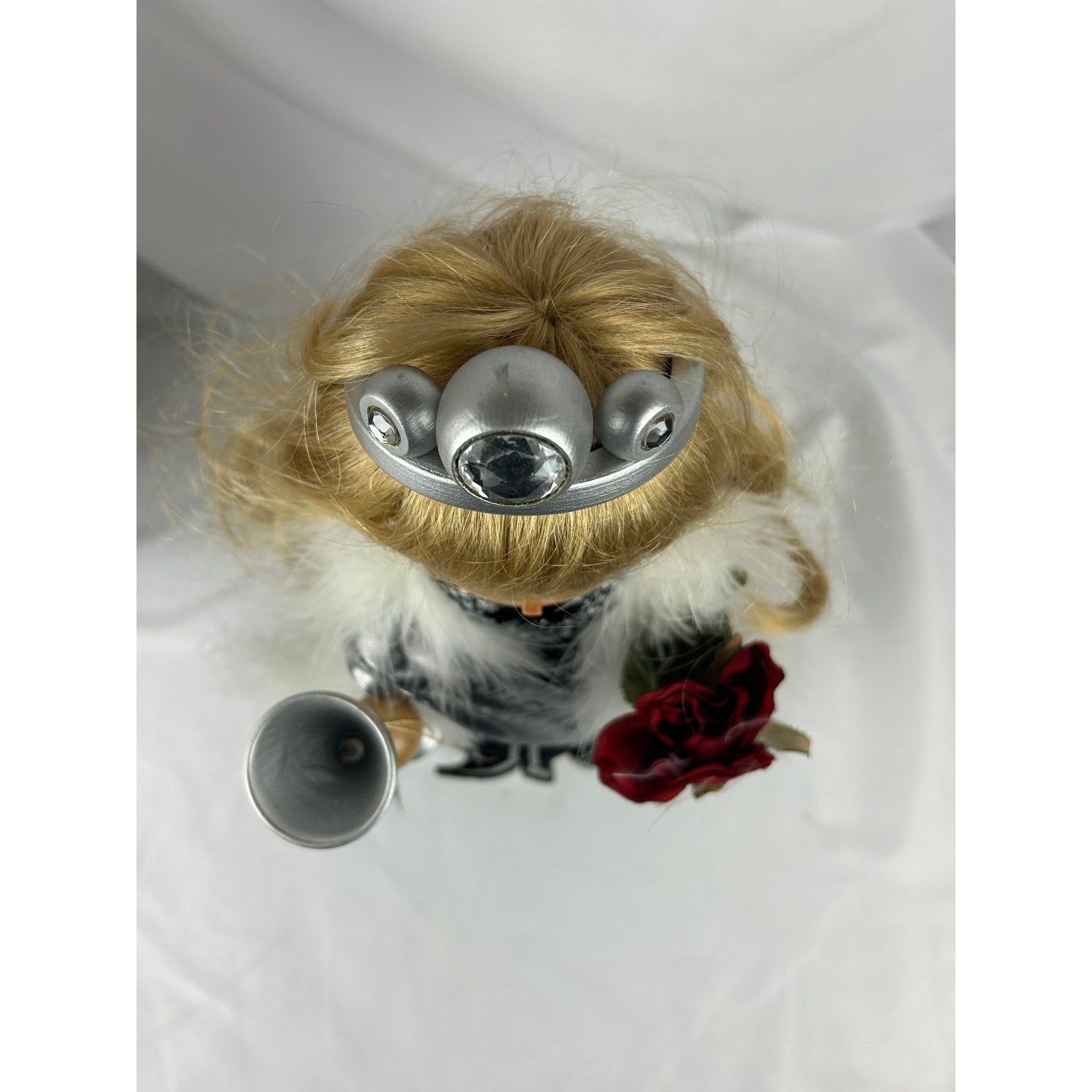 Steinbach Millennium Girl 2001 Nutcracker w Box Tags Champagne Rose Germany