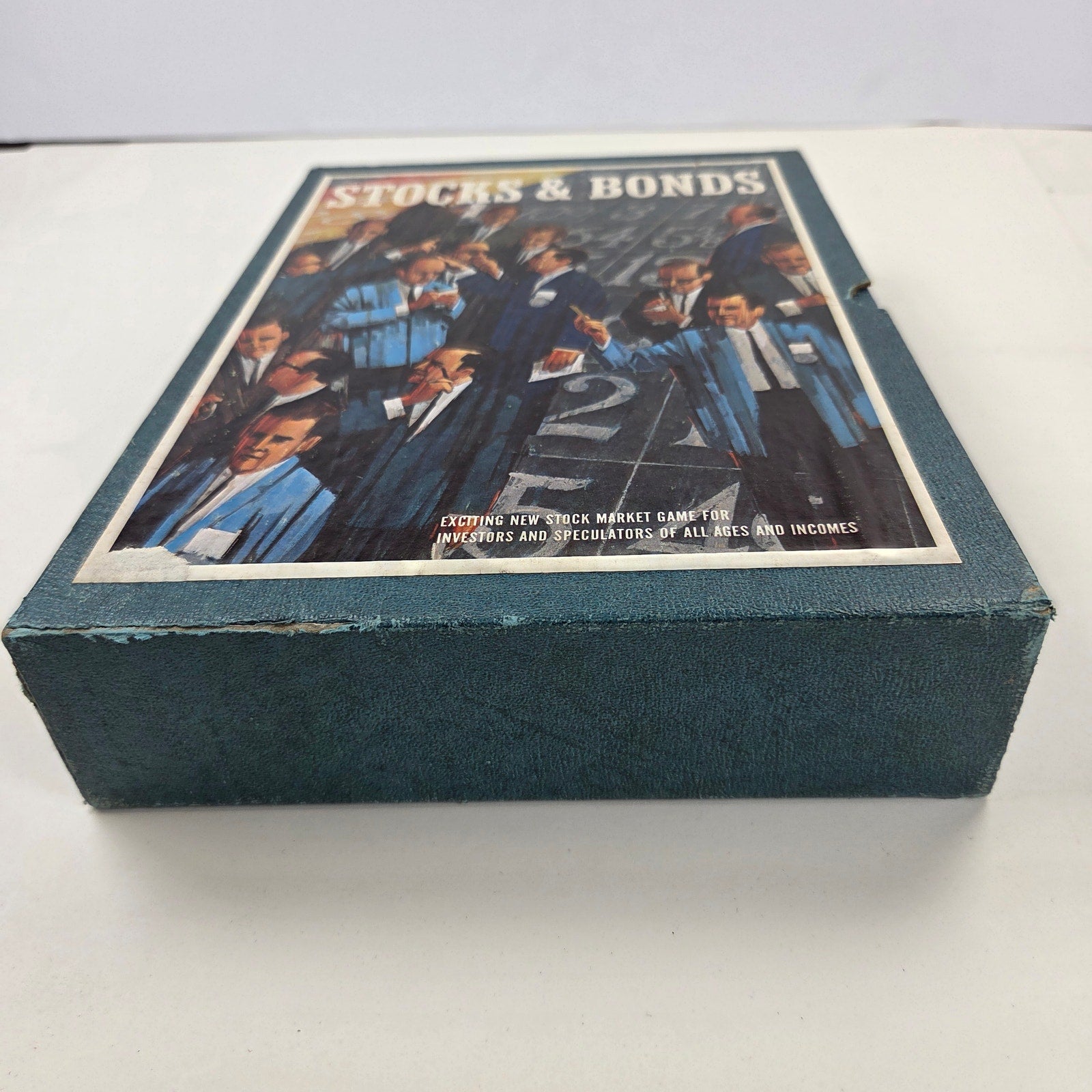 Vintage 1964 3M Bookshelf Game Stocks & Bonds Complete Investment Board Game