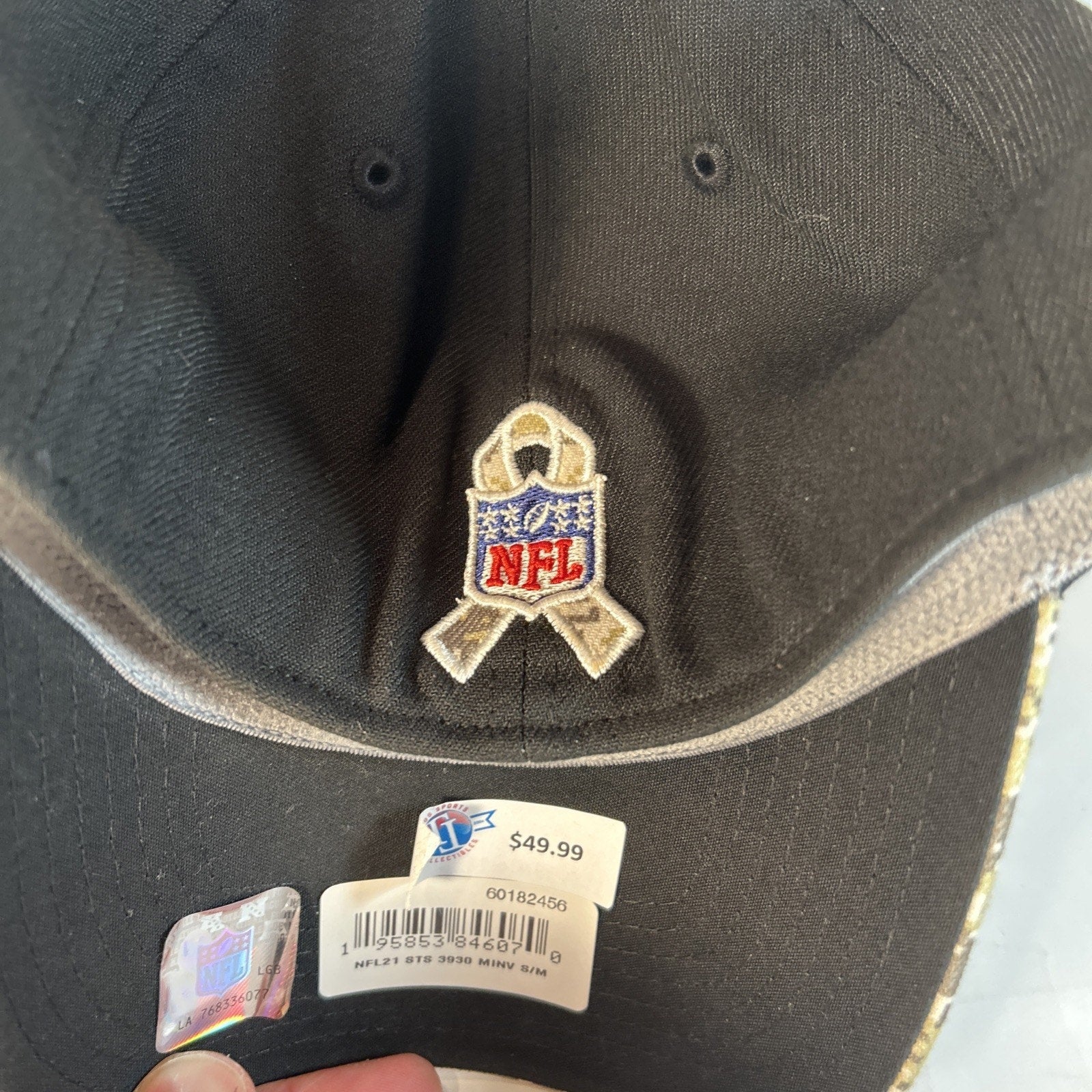 Minnesota Vikings New Era 39Thirty Salute to Service Hat S/M Camo NFL