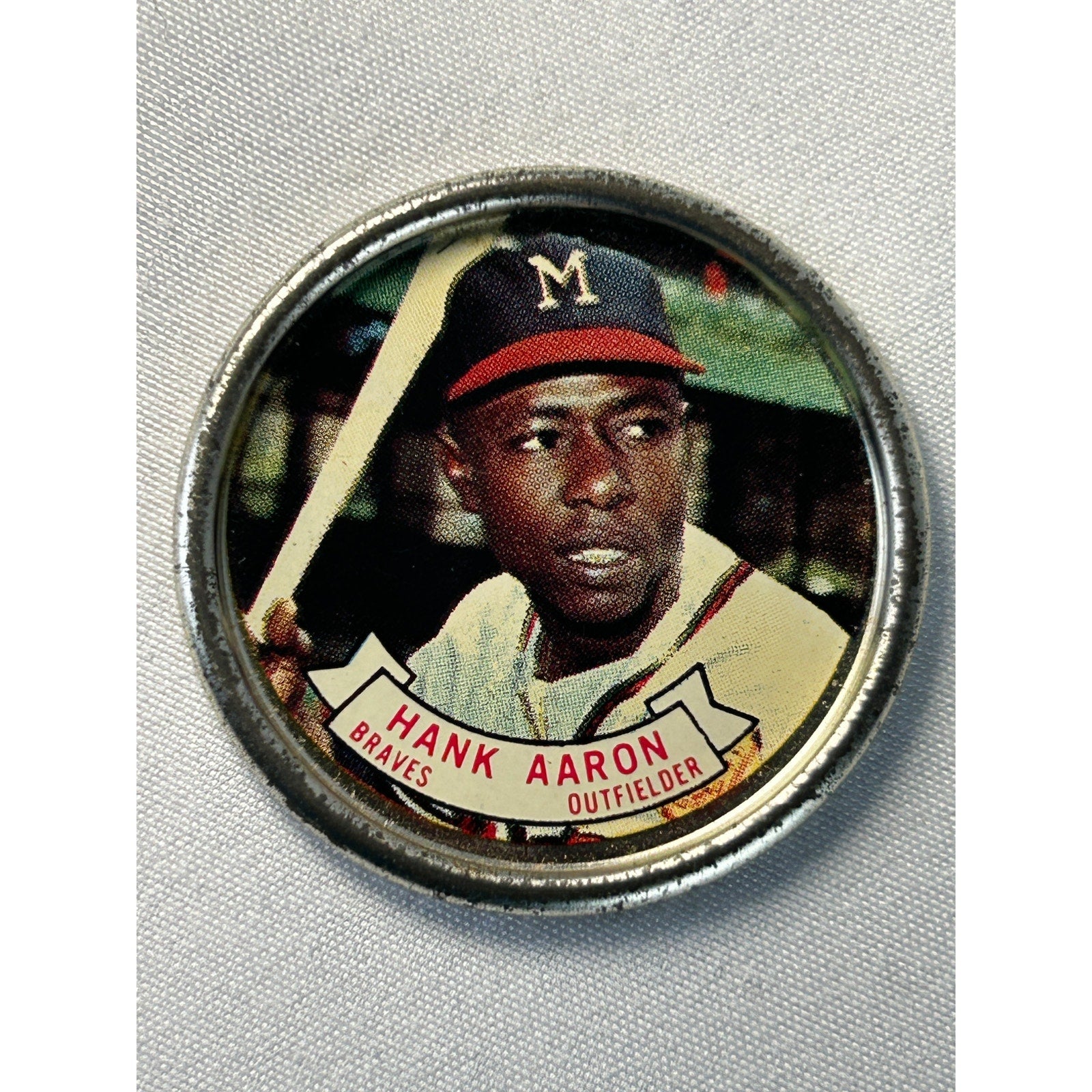 1964 Topps Baseball Coin Lot Hank Aaron Eddie Mathews Braves