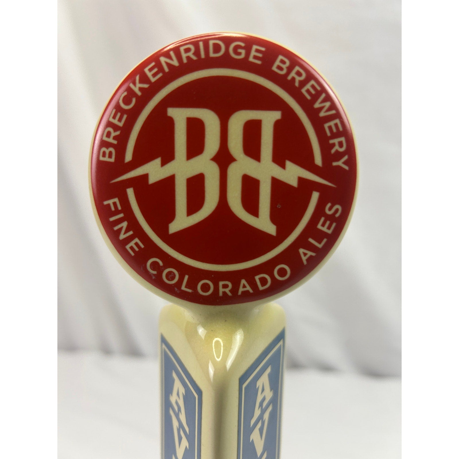 Breckenridge Brewery Avalanche Ale Beer Tap Handle Ceramic Colorado Breweriana
