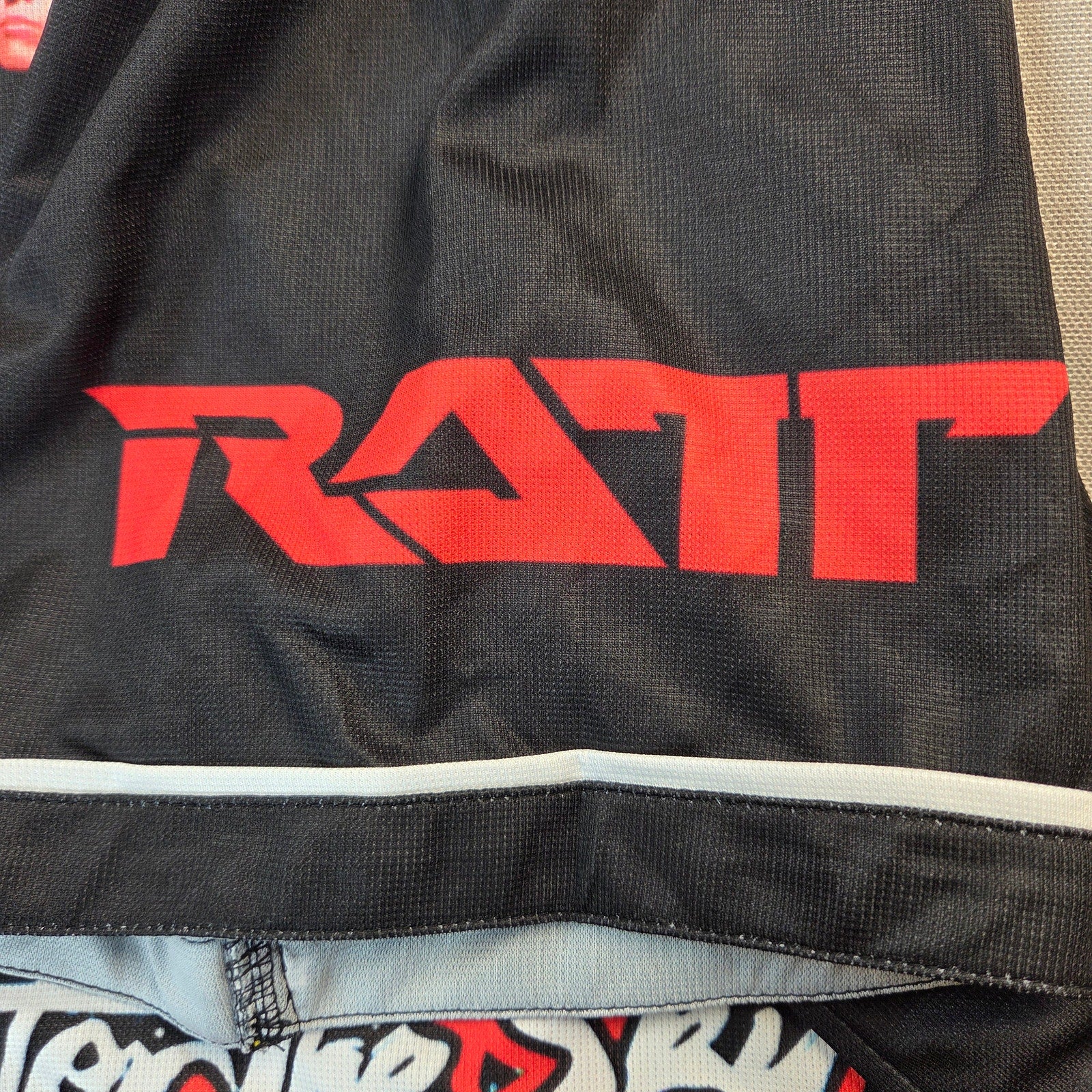 Garment One Ratt Reach For The Sky Baseball Jersey Shirt 2XL Rock Band Black