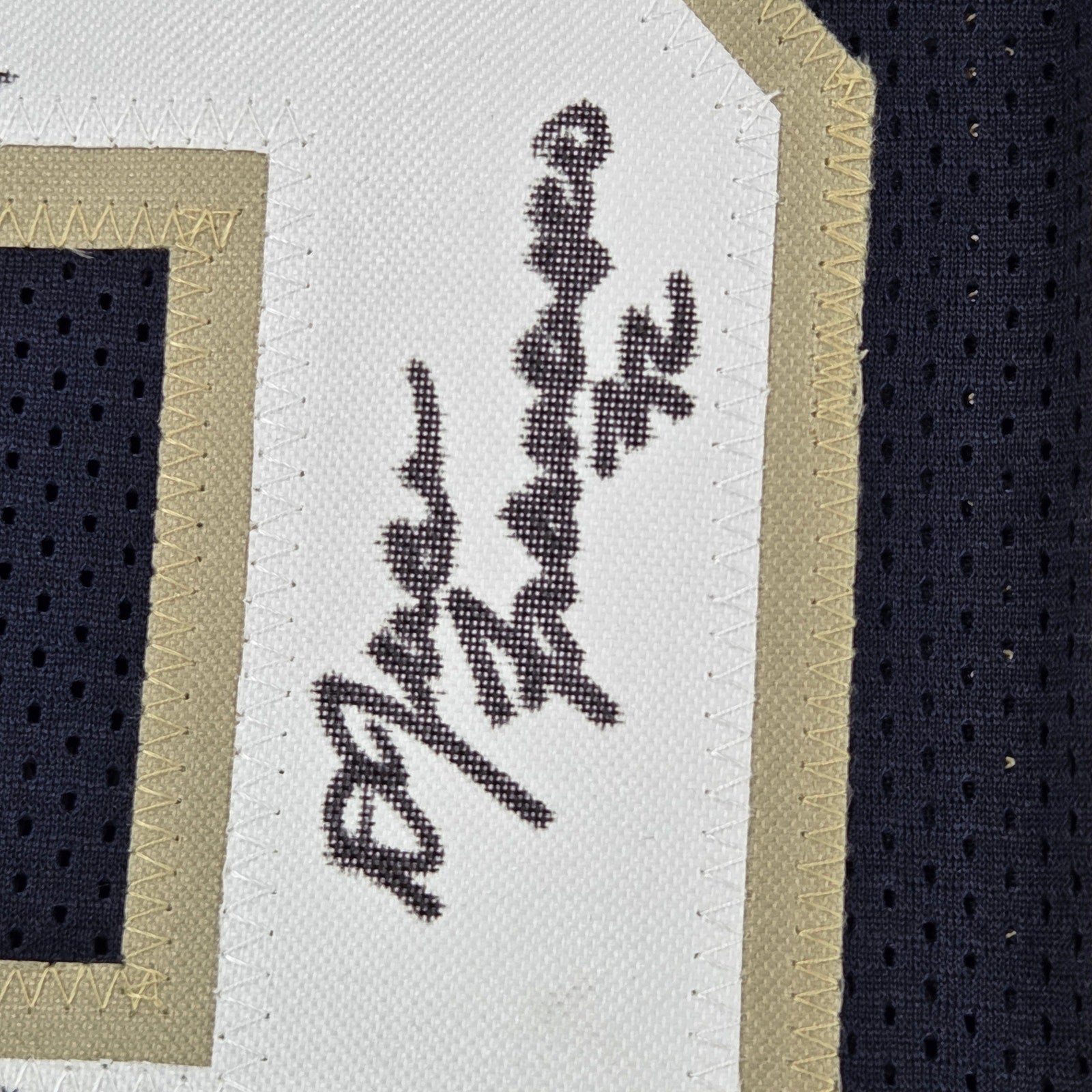 Notre Dame 1988 National Champions Team Signed Jersey 10 Autos BAS Witness