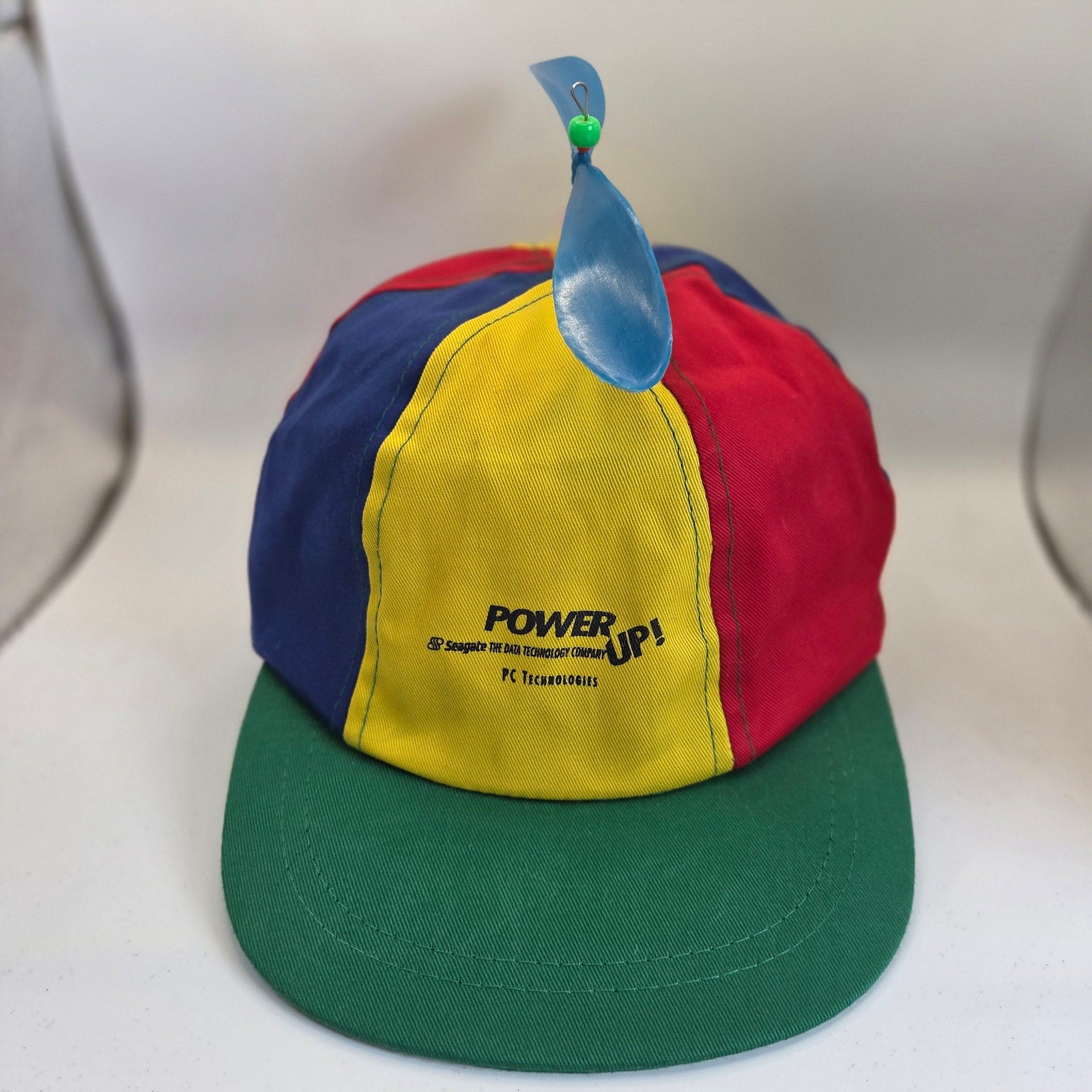 J Hats Vintage Seagate Power Up Propeller Hat PC Technologies Taiwan OSFA