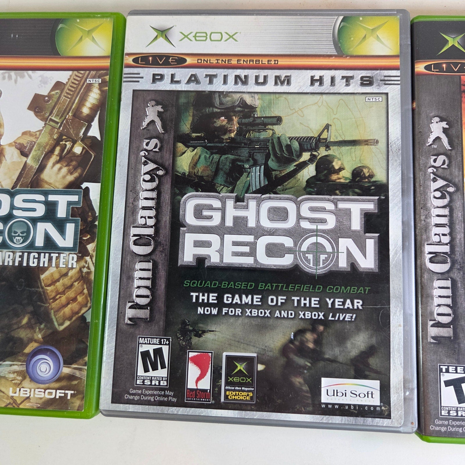 Tom Clancy’s Ghost Recon Xbox Lot Ghost Recon Ghost Recon 2 Advanced Warfighter