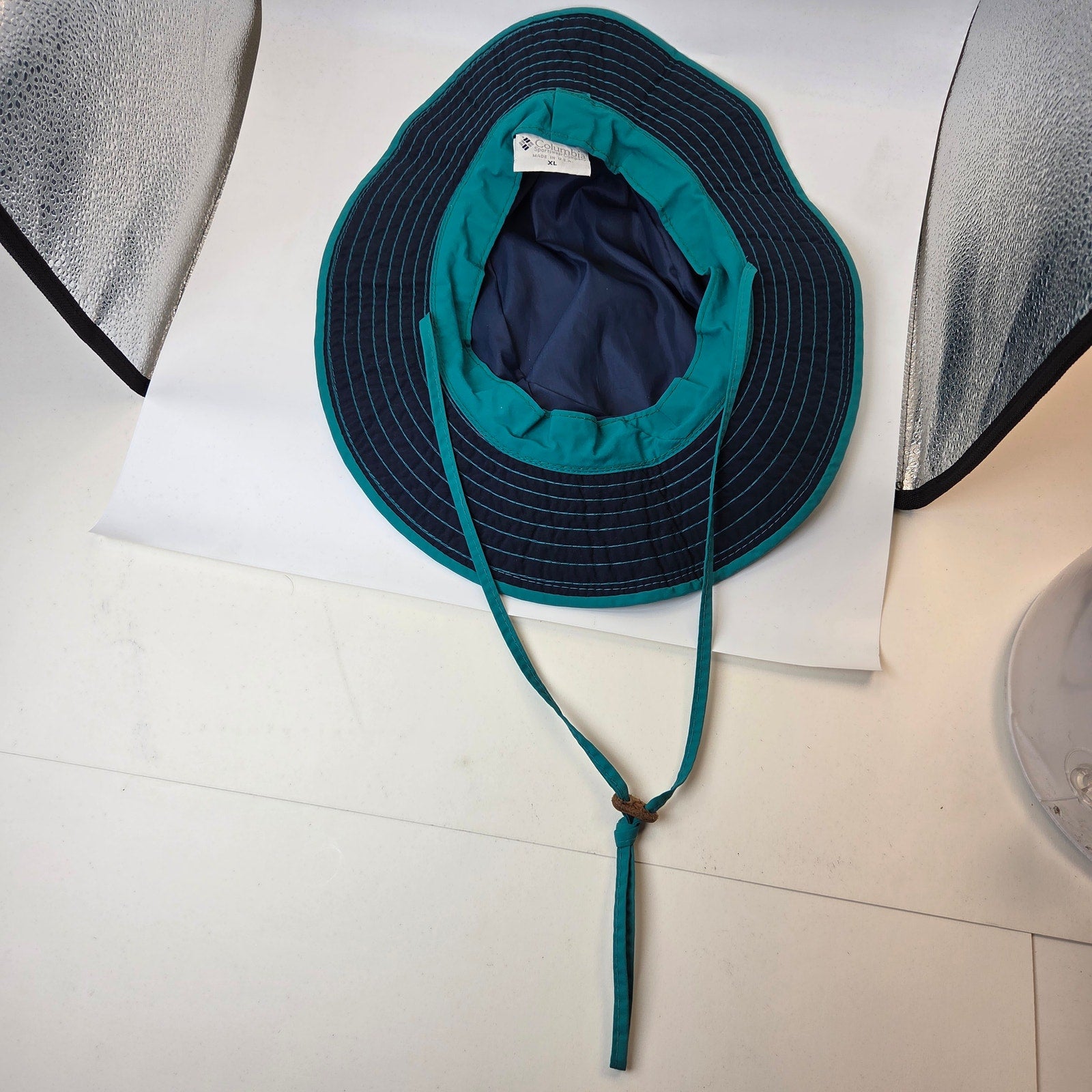 Columbia Sportswear USA Made Bucket Hat Fishing Hiking Outdoor XL Vintage
