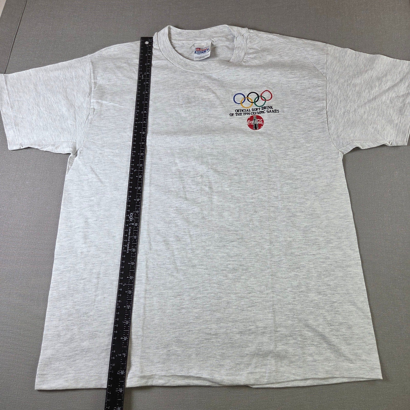 Hanes Coca Cola 1996 Olympic Games Made in USA T Shirt Adult L Single Stitch NWT