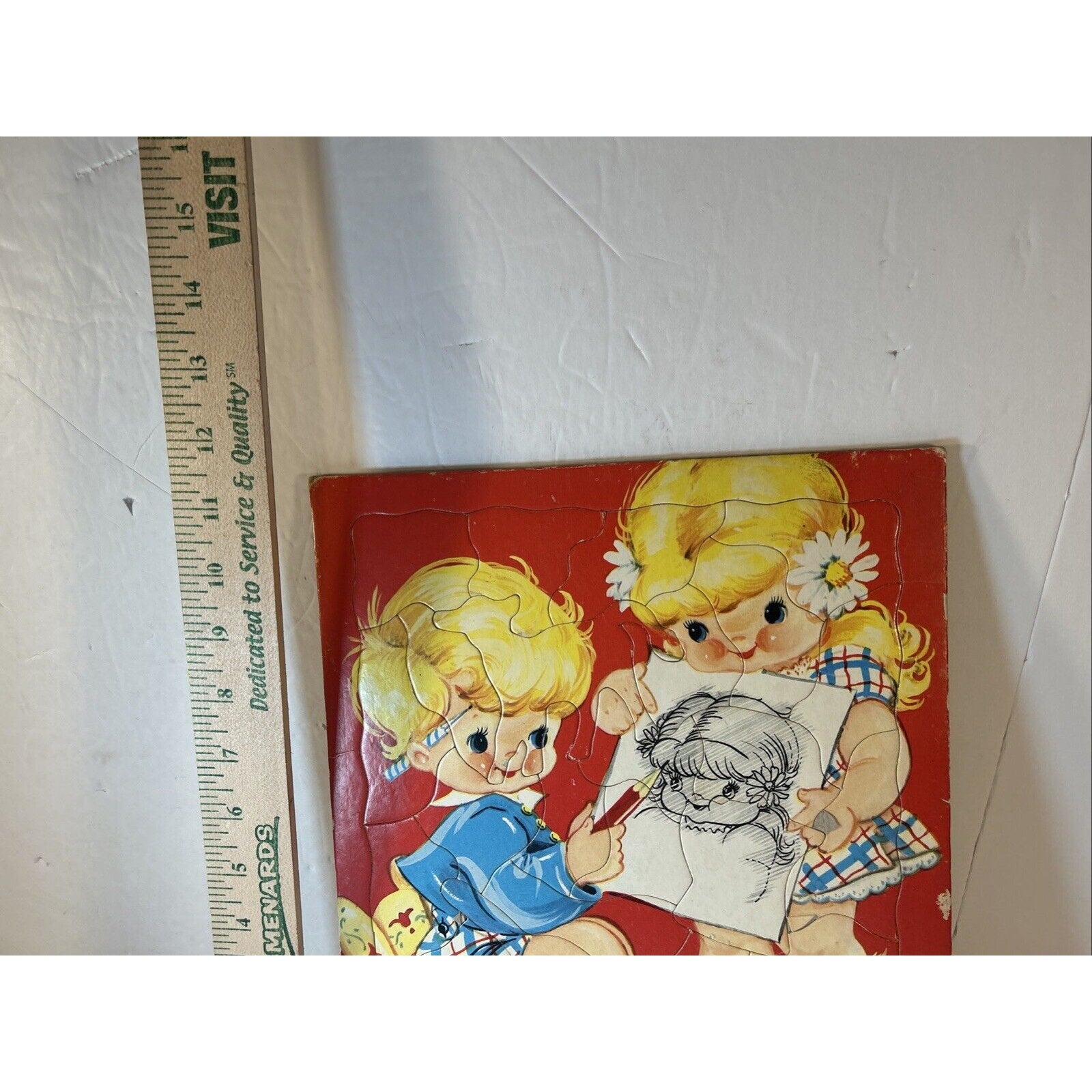 Lot Of 9 Kids Puzzles Vintage & other