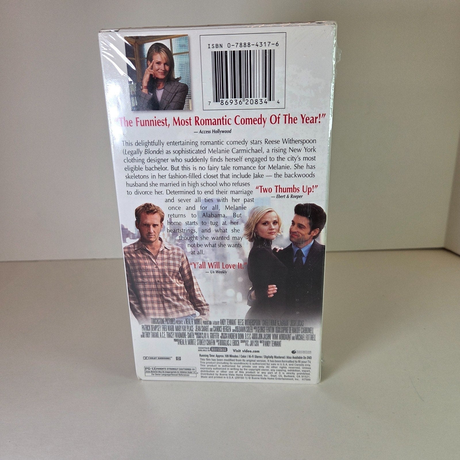 Sweet Home Alabama Reese Witherspoon VHS Tape 2002 New Factory Sealed