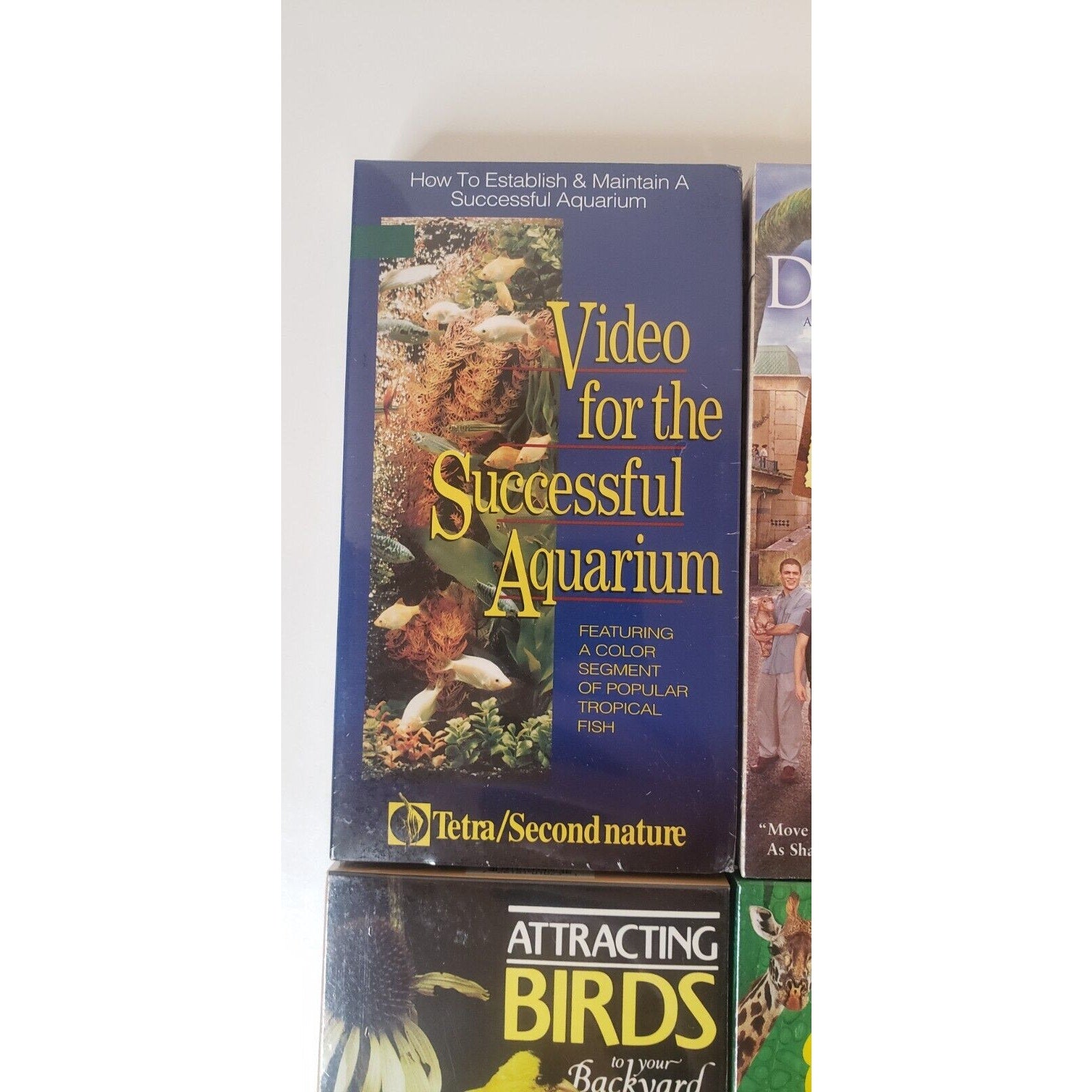 VHS New Sealed Lot of 6 Animal Themed Tapes